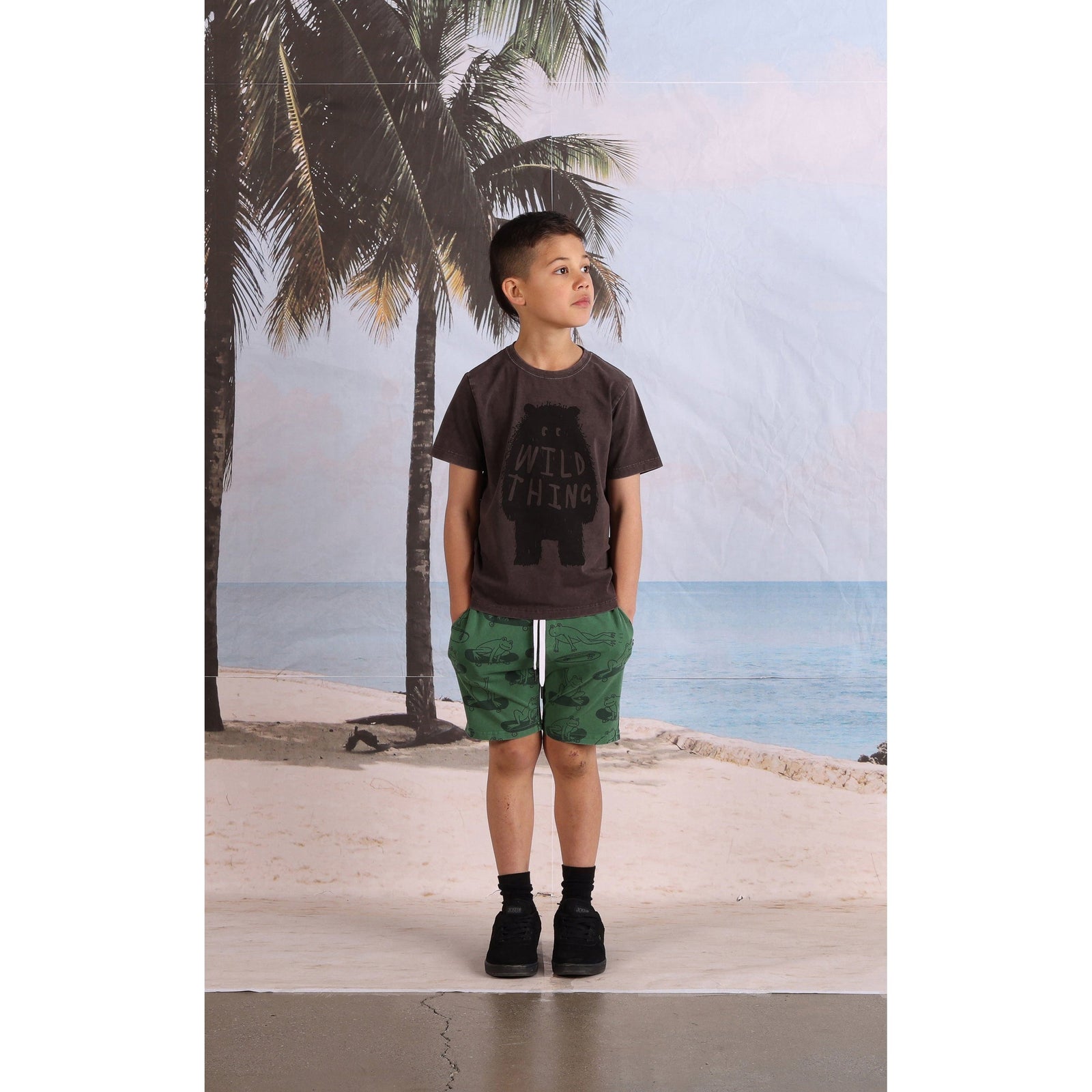 Wild Thing Tee- Black Wash