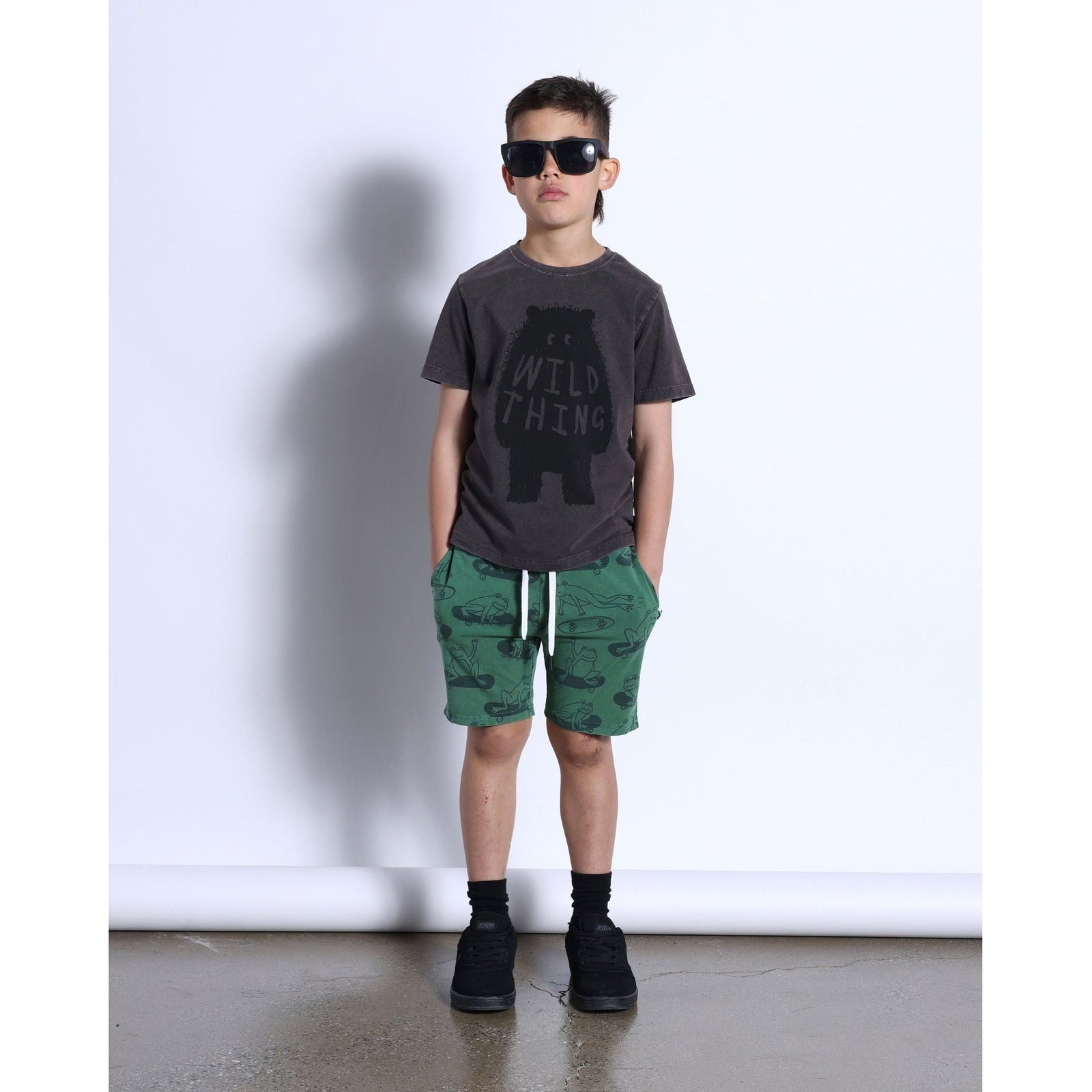 Wild Thing Tee- Black Wash