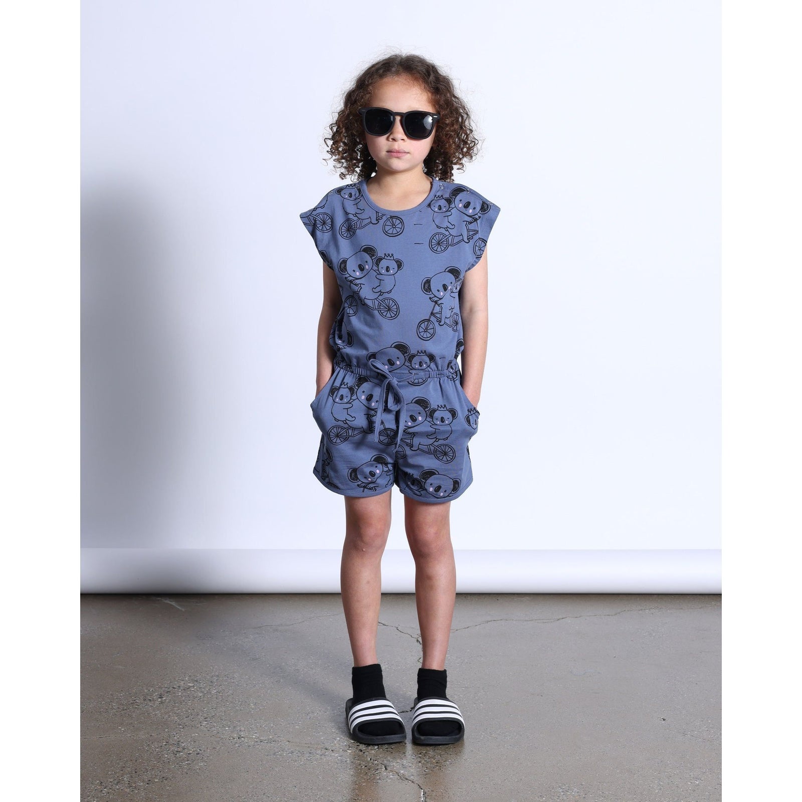 Biking Koalas Playsuit- Midnight
