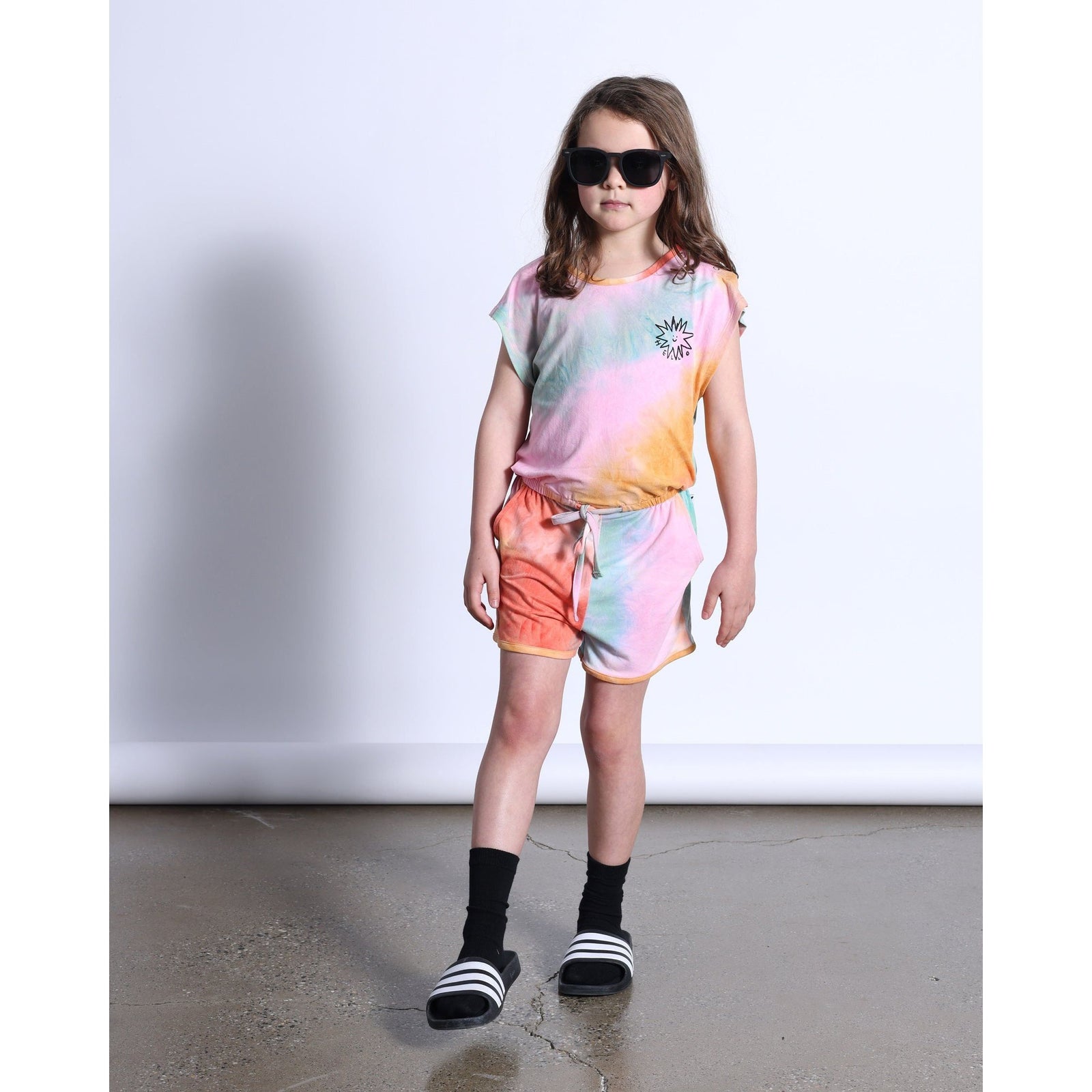 Gelato Tie Dye Playsuit- Multi