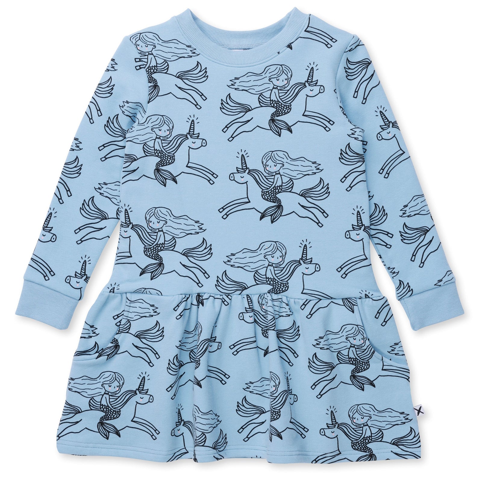 Mermaid And Unicorn Furry Dress