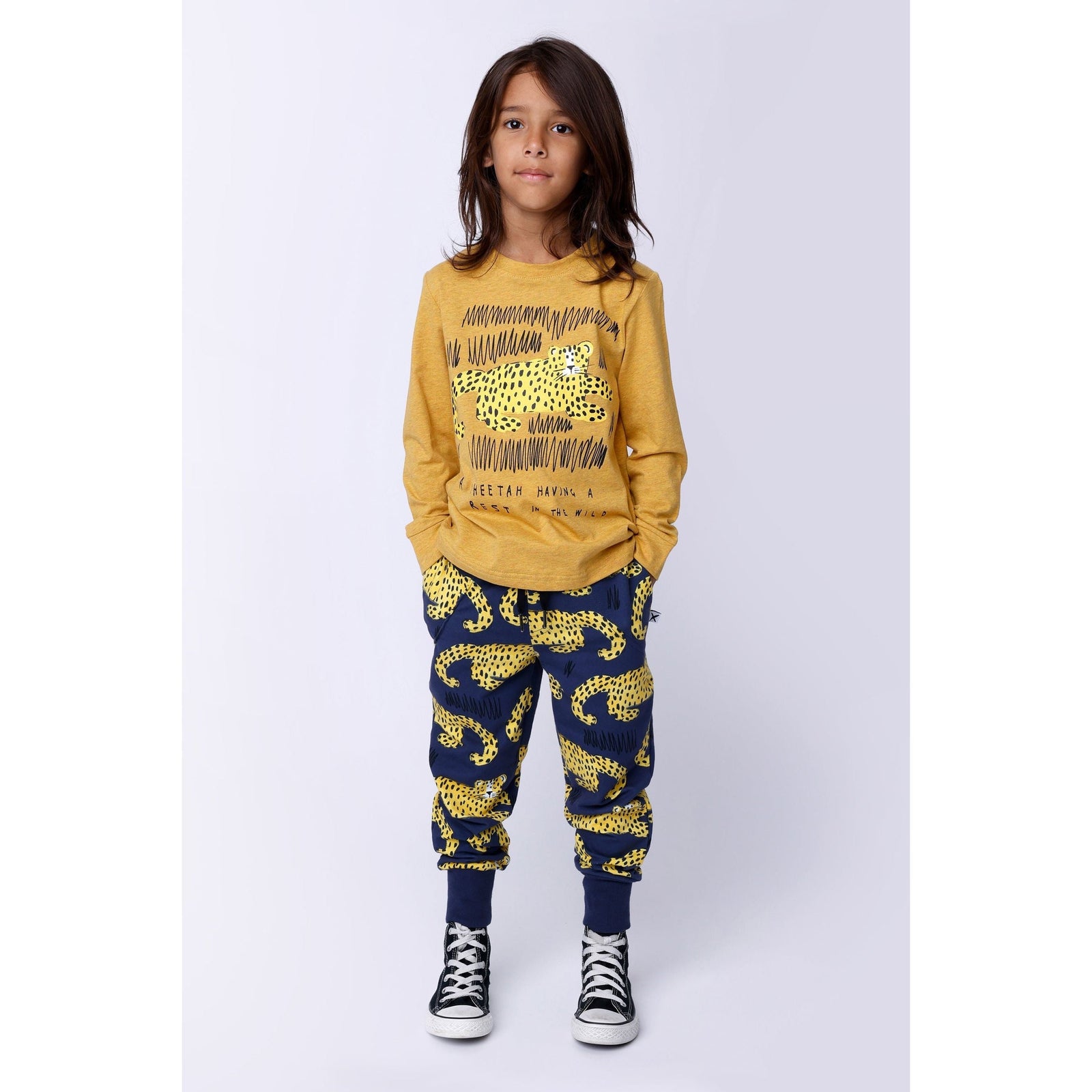 Relaxing Cheetah Tee