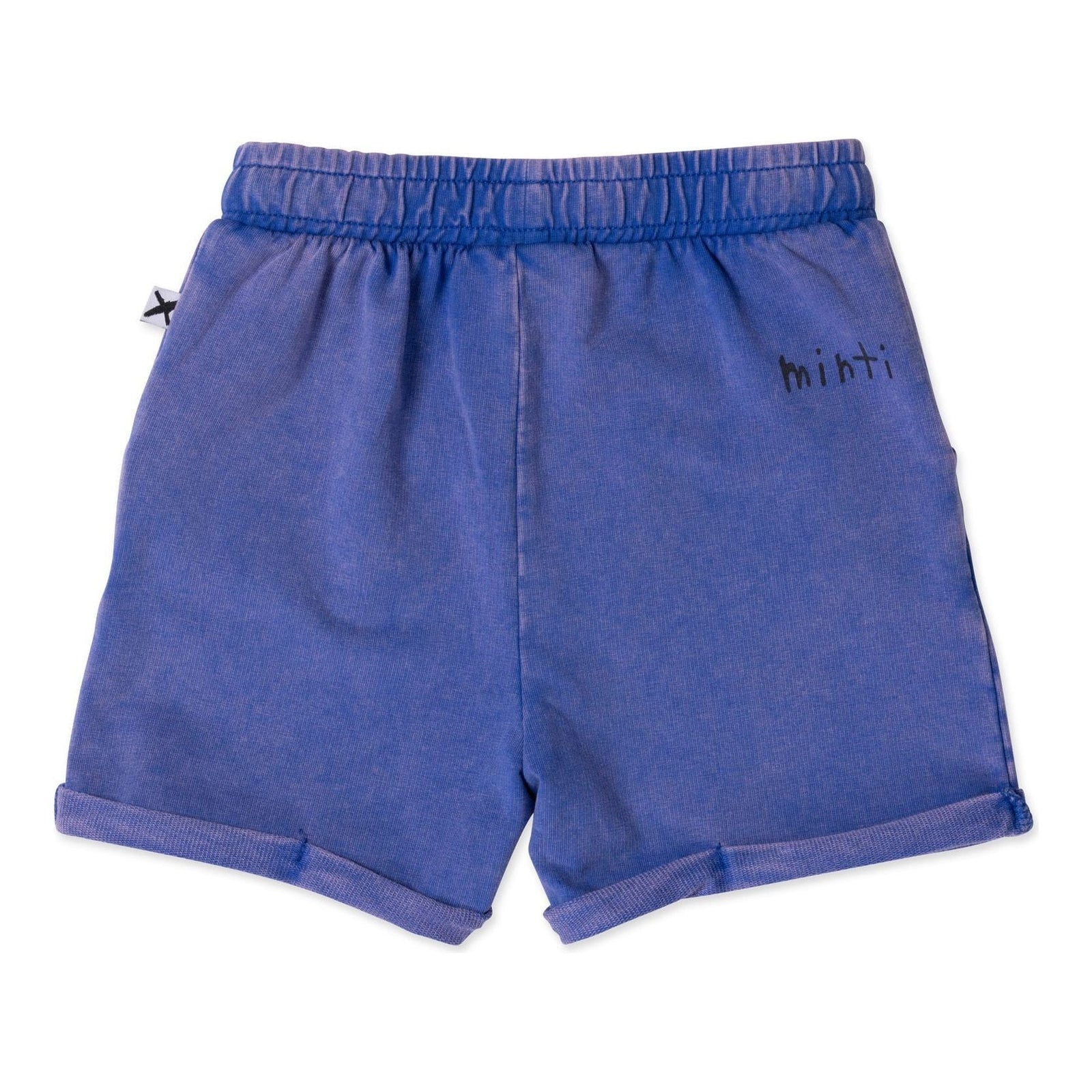 Blasted Track Short- Blue Wash