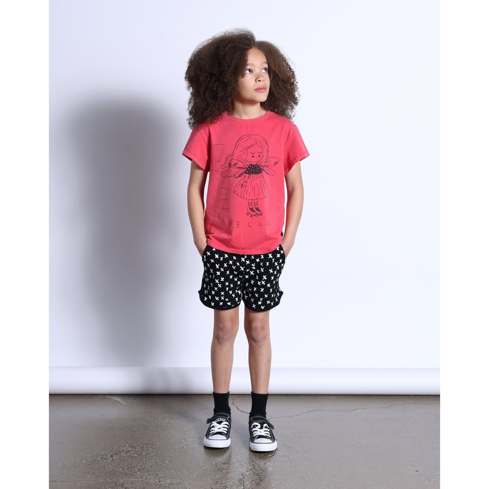Fairy Skater Tee- Pink Wash