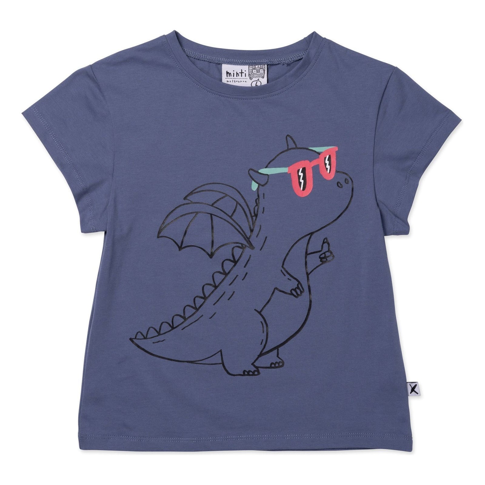Magicool Tee- Muted Blue