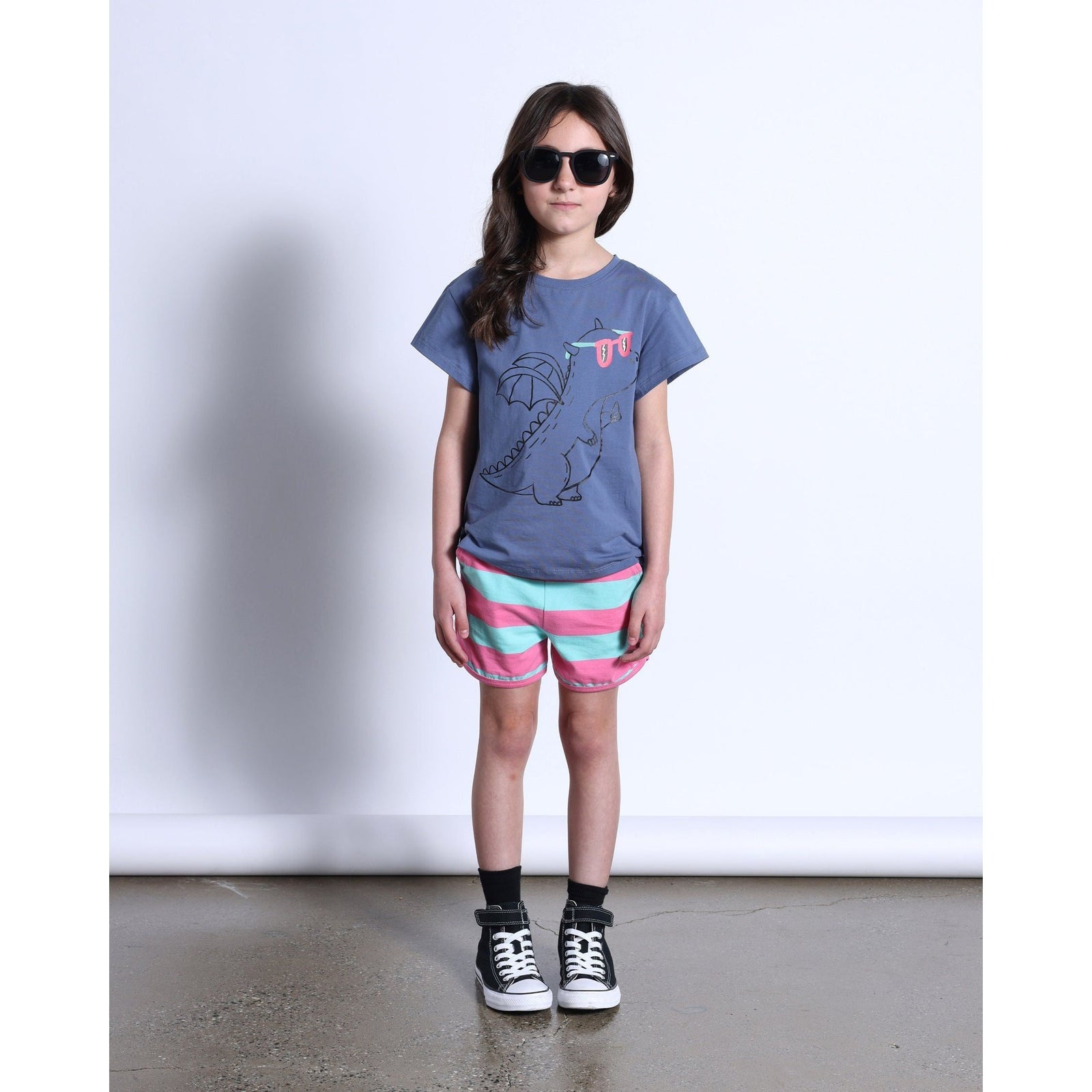 Magicool Tee- Muted Blue