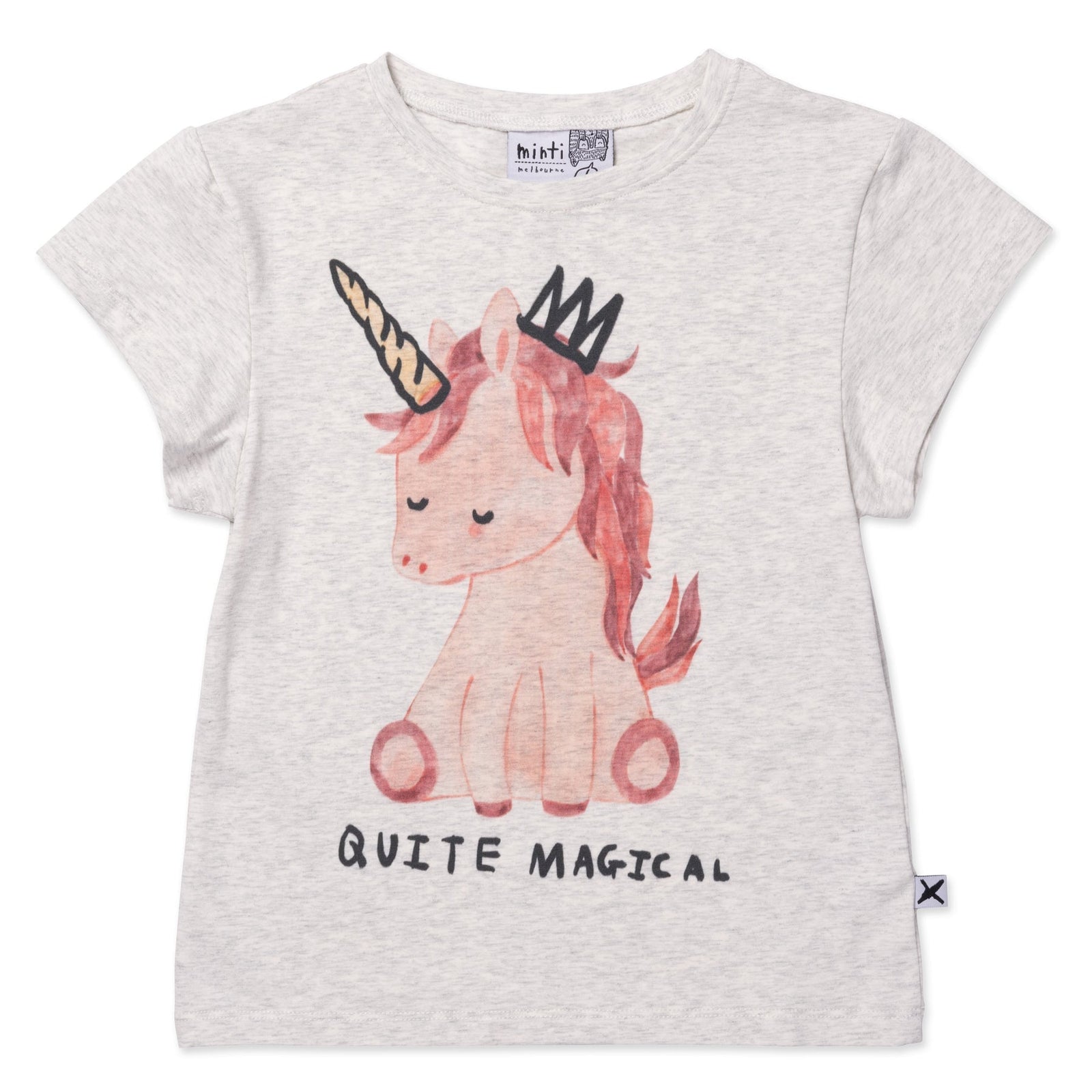 Quite Magical Tee- White Marle