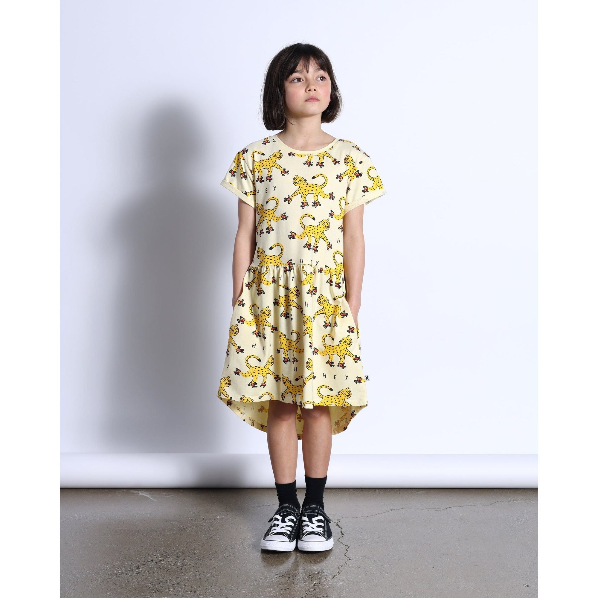Roller Leopard Dress- Lemon Marle
