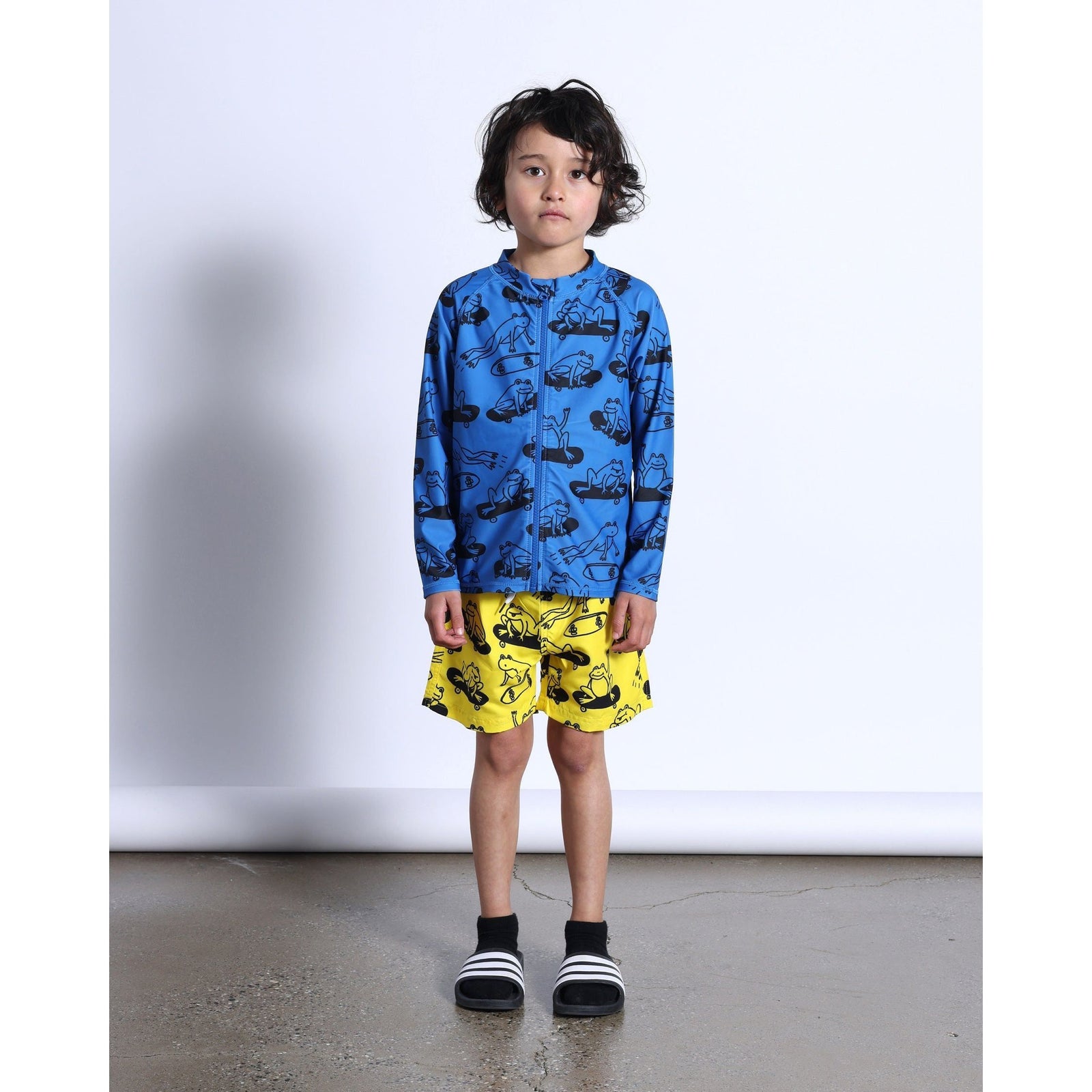 Skate Frogs Rashie- Blue