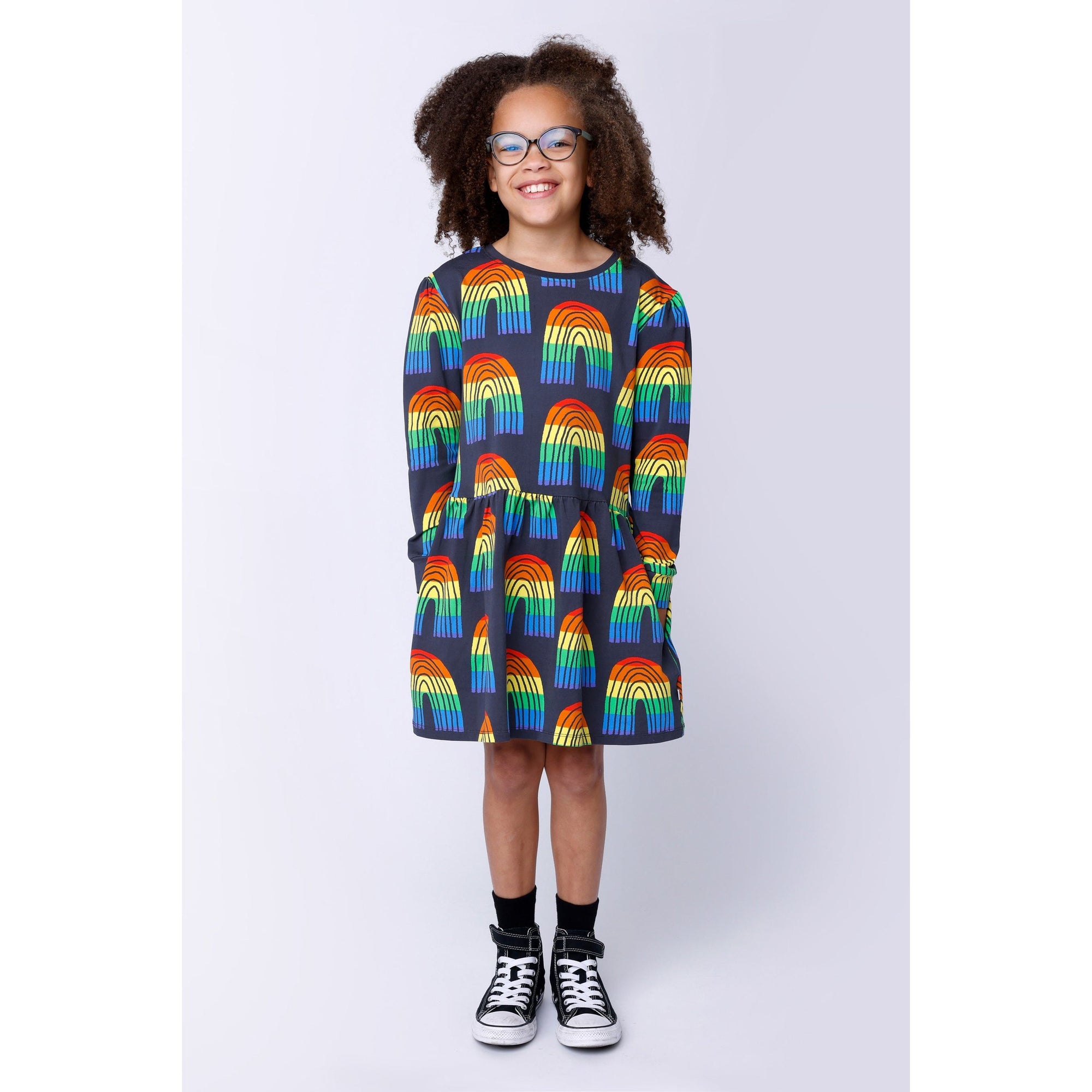 Stripey Rainbow Dress