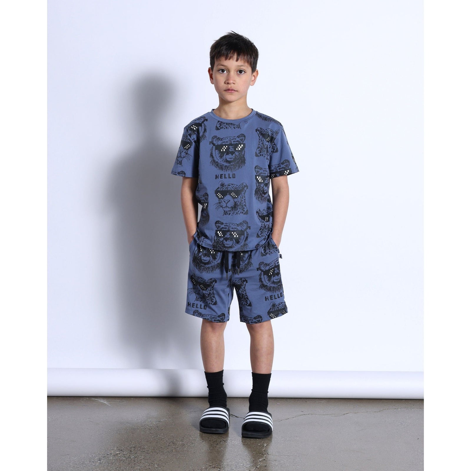 Pixelled Animals Short- Midnight