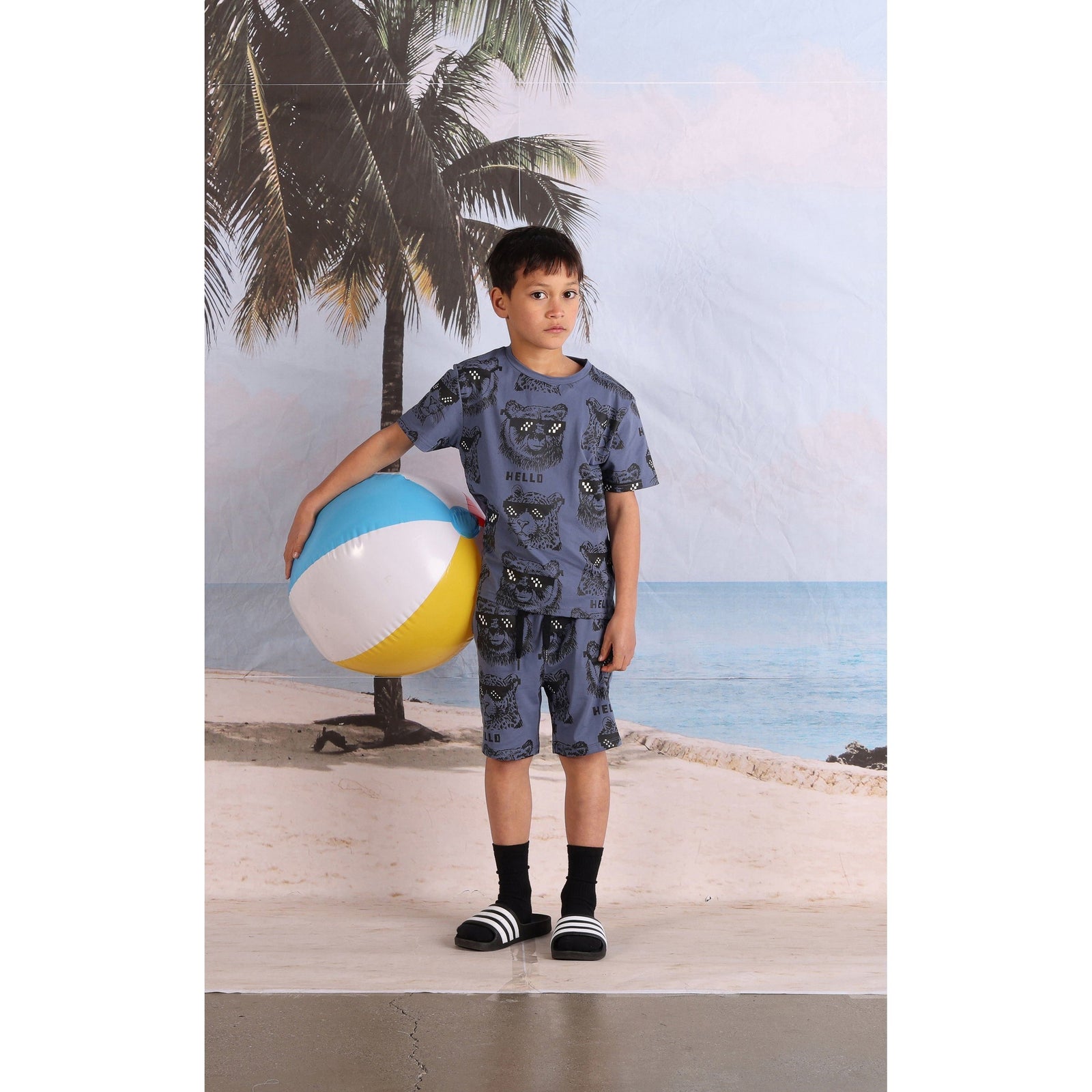 Pixelled Animals Short- Midnight