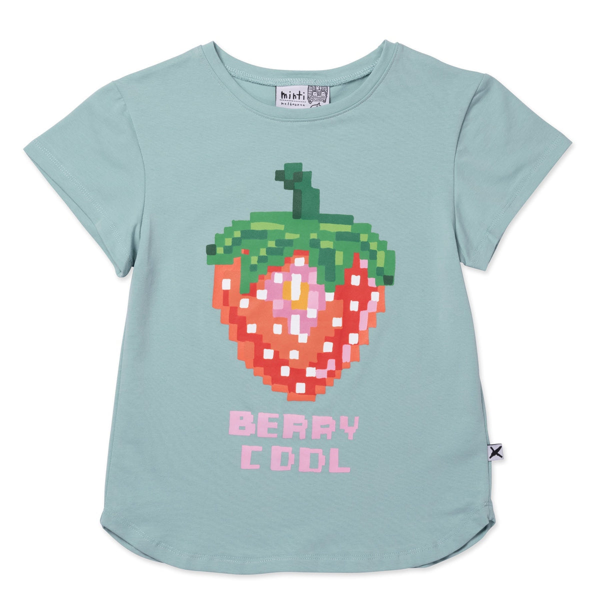 Berry Cool Tee- Muted Green