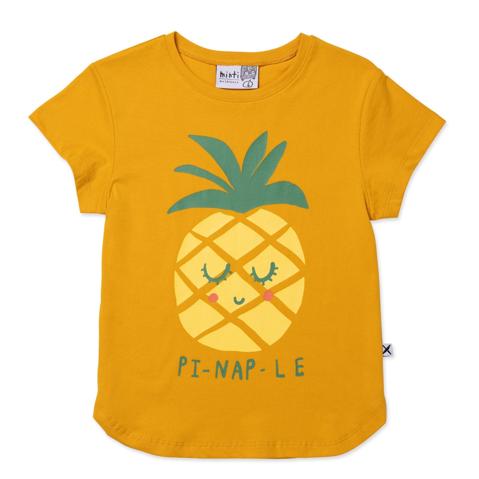 Pi-Nap-Le Tee- Mustard