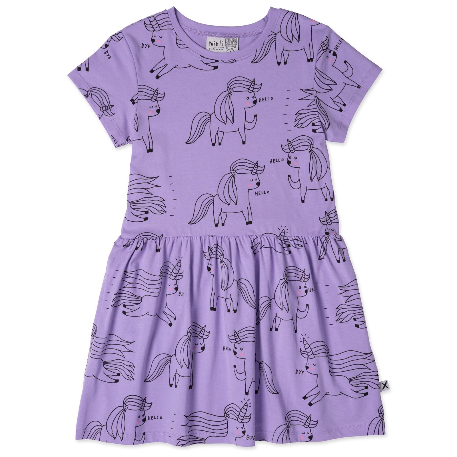 Unicorn Party Dress- Purple