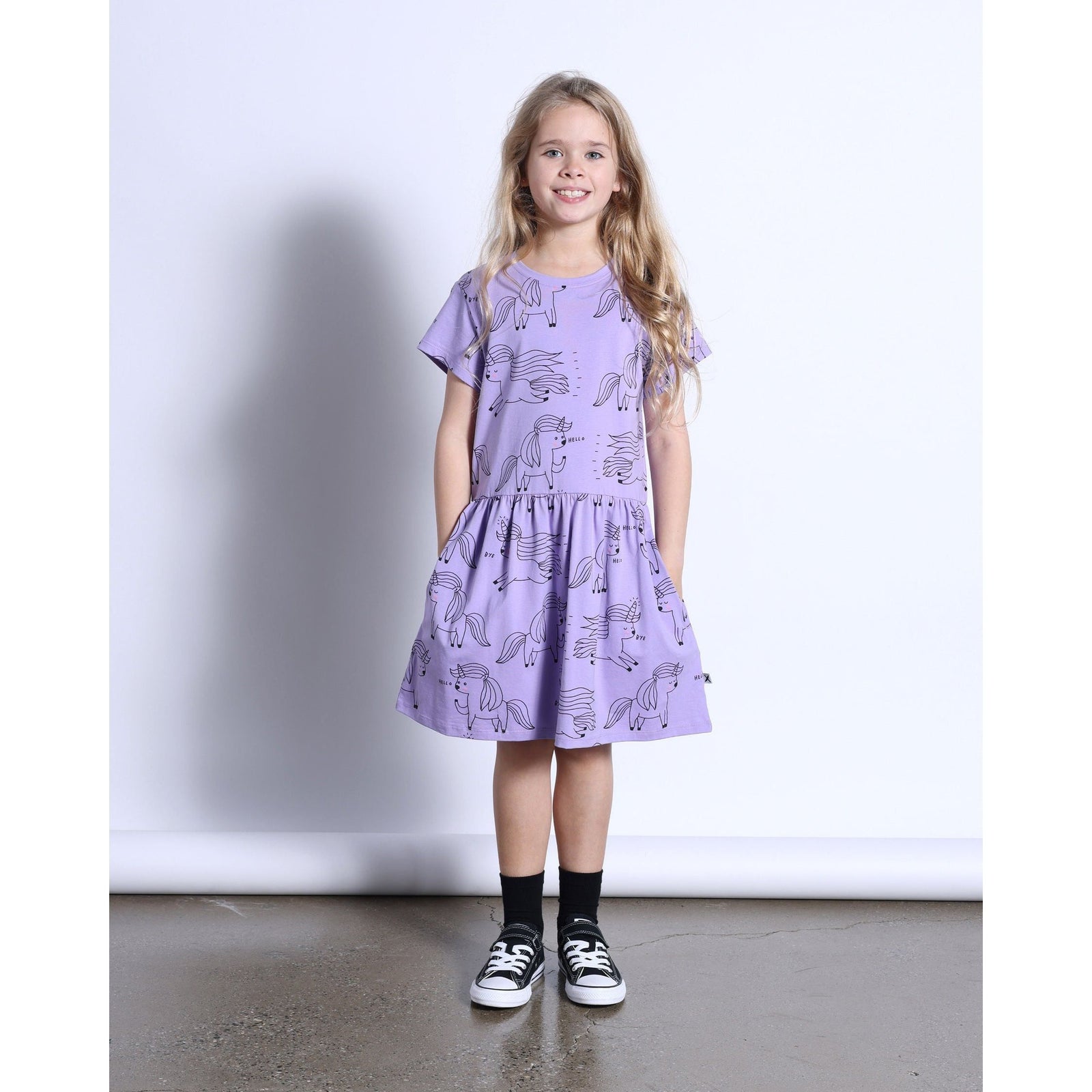 Unicorn Party Dress- Purple
