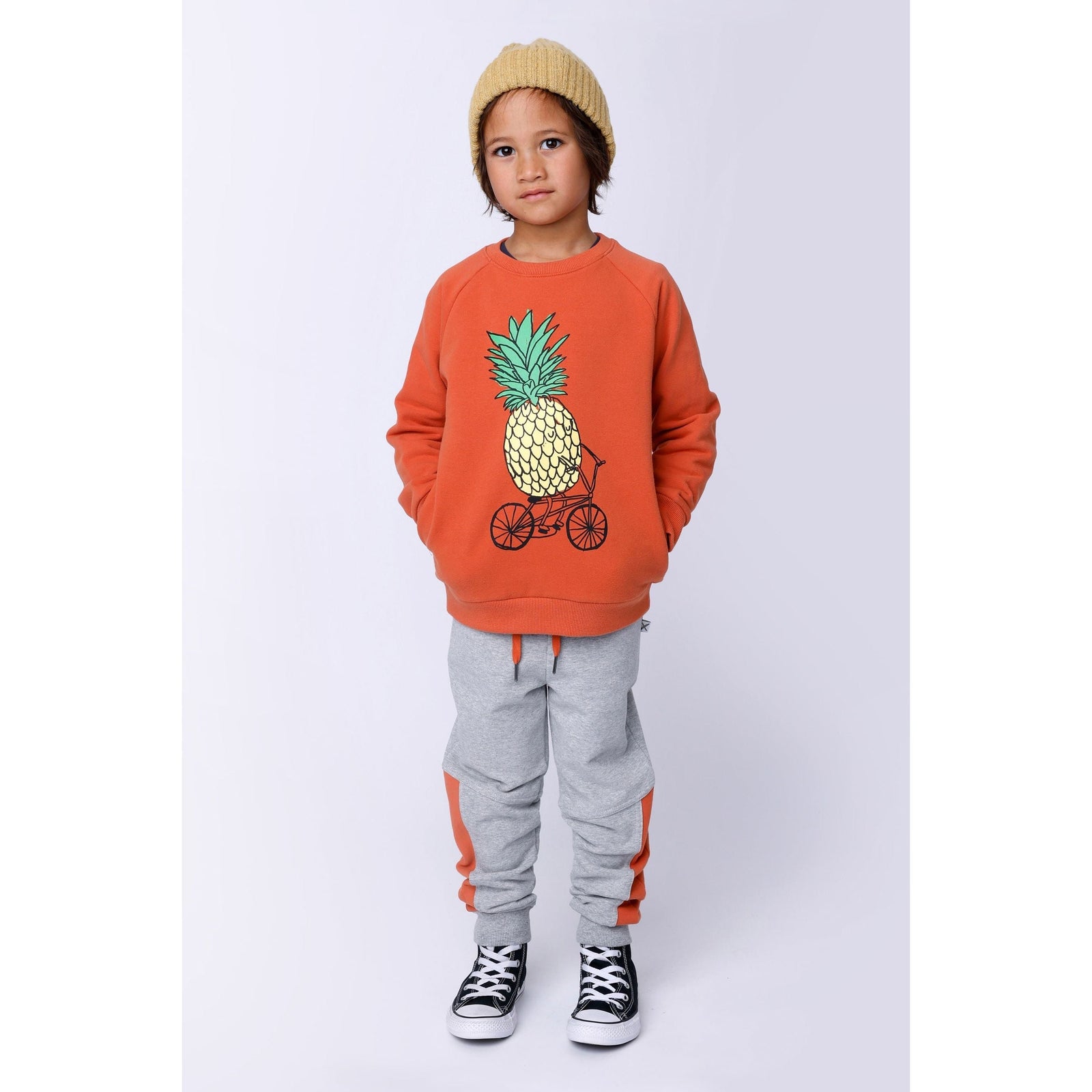 Biking Pineapple Furry Crew