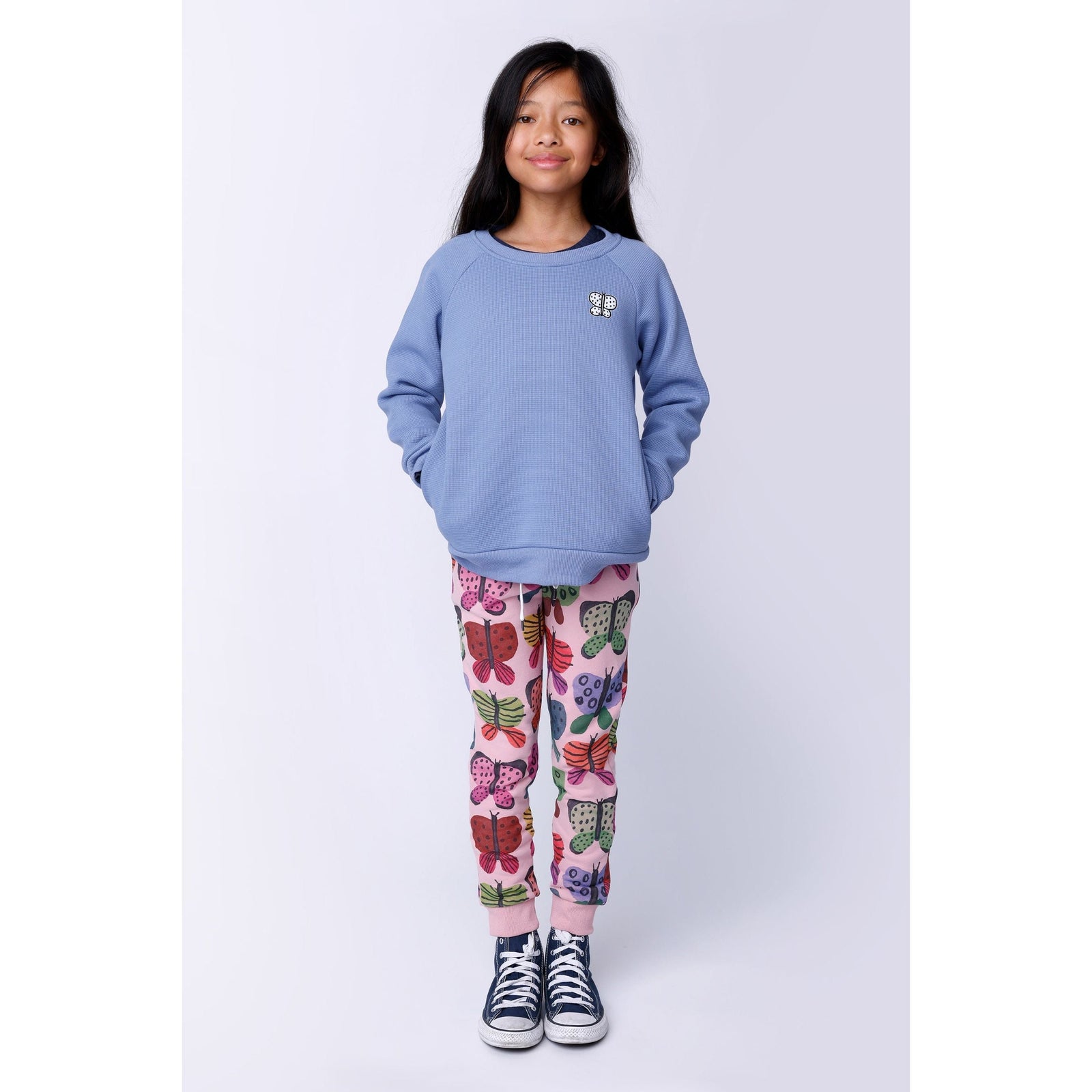 Furry Butterflies Waffle Crew