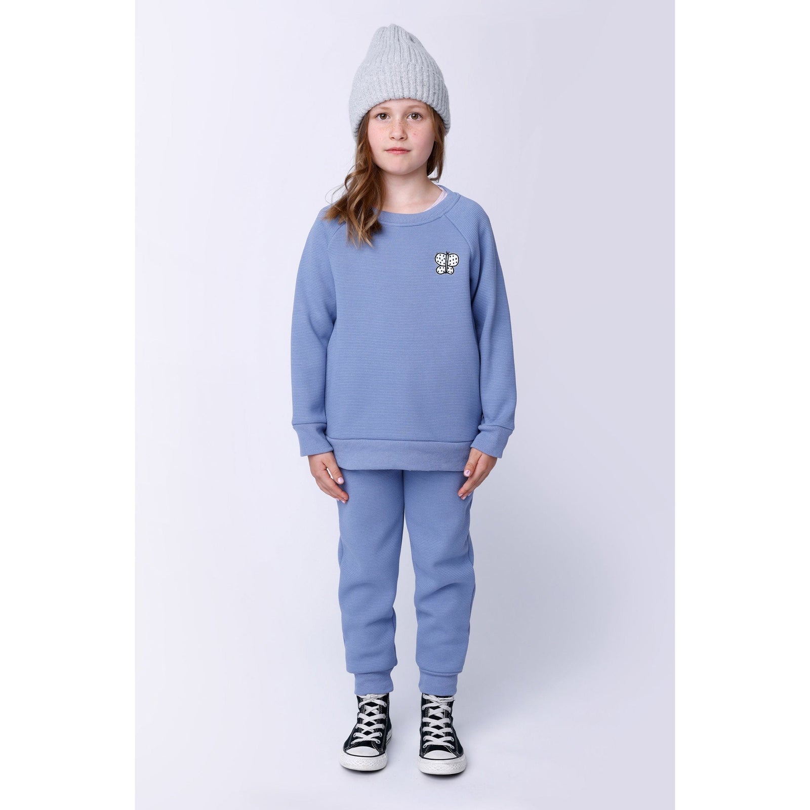 Furry Butterflies Waffle Crew