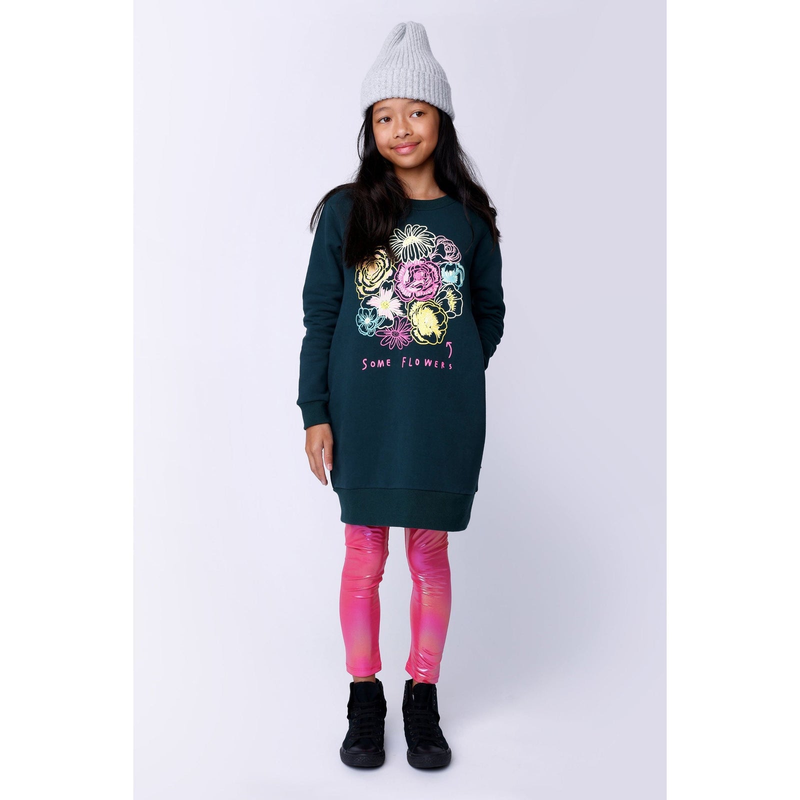 Some Flowers Furry Dress