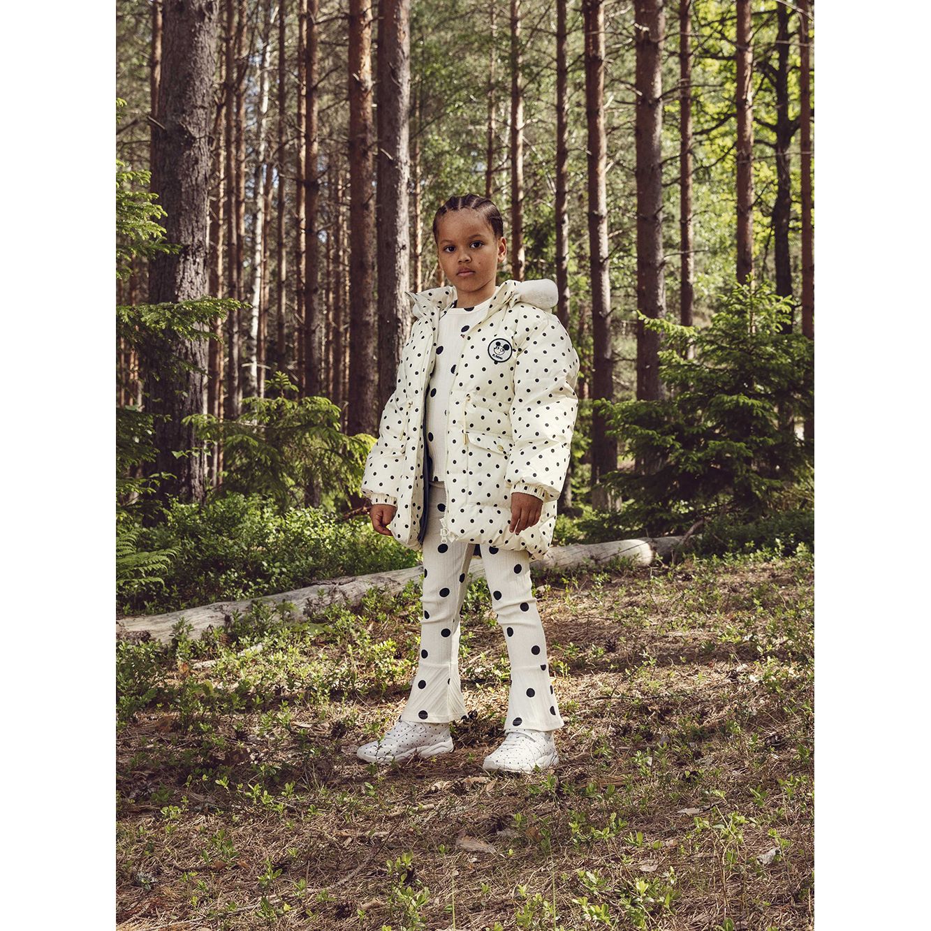 Dots Dog Flared Trousers