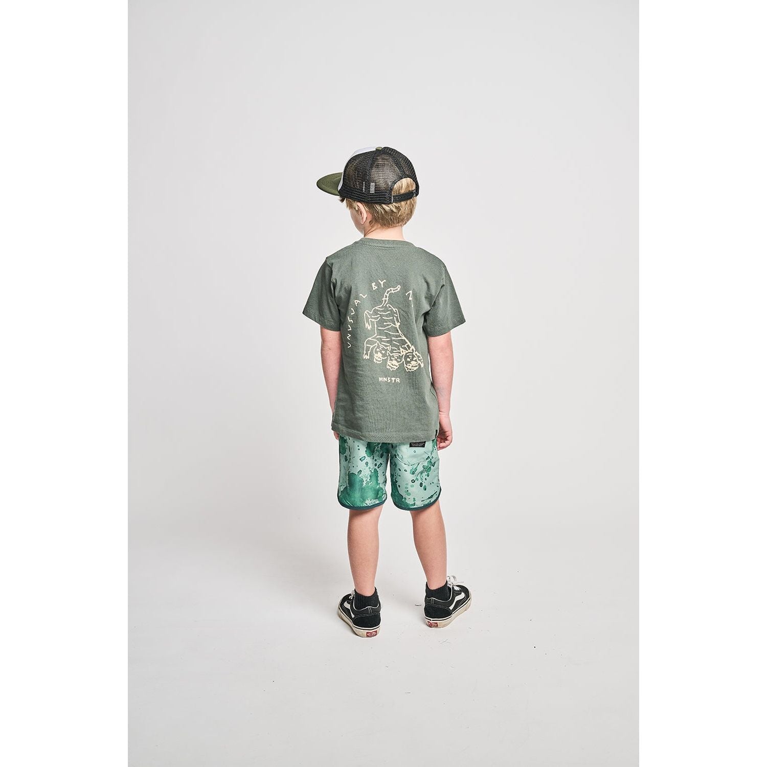 Warble Board Short- Ocean Green