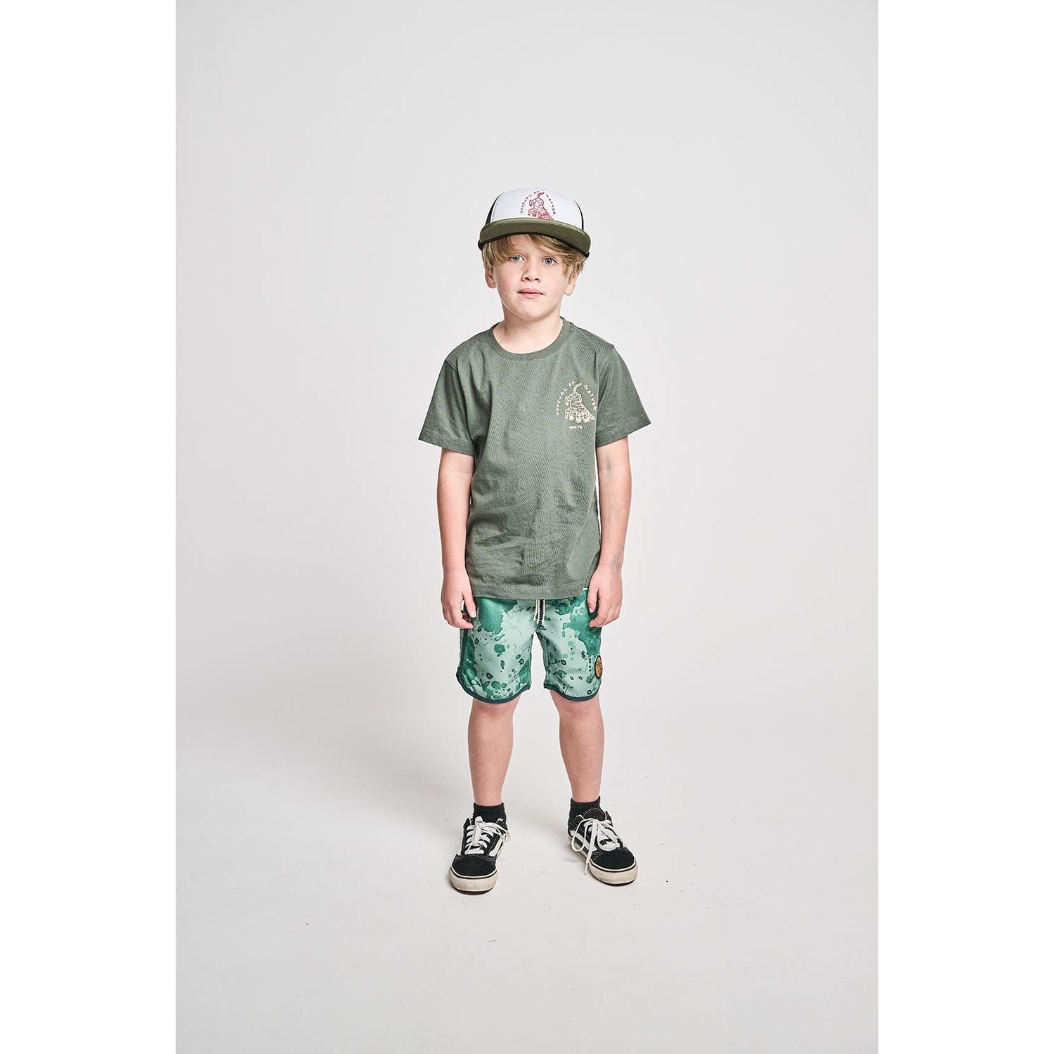 Warble Board Short- Ocean Green