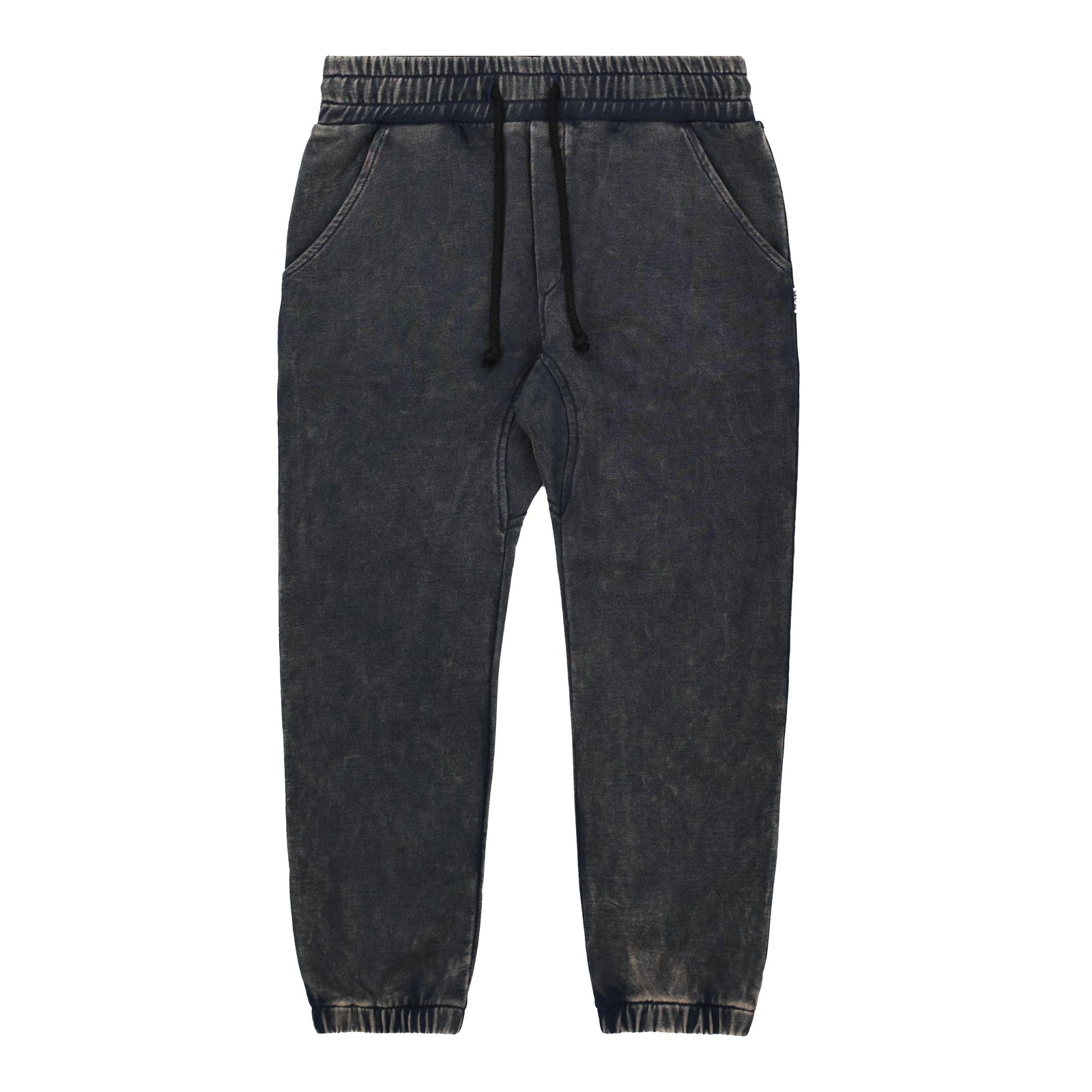 Navy Wash Track Pants