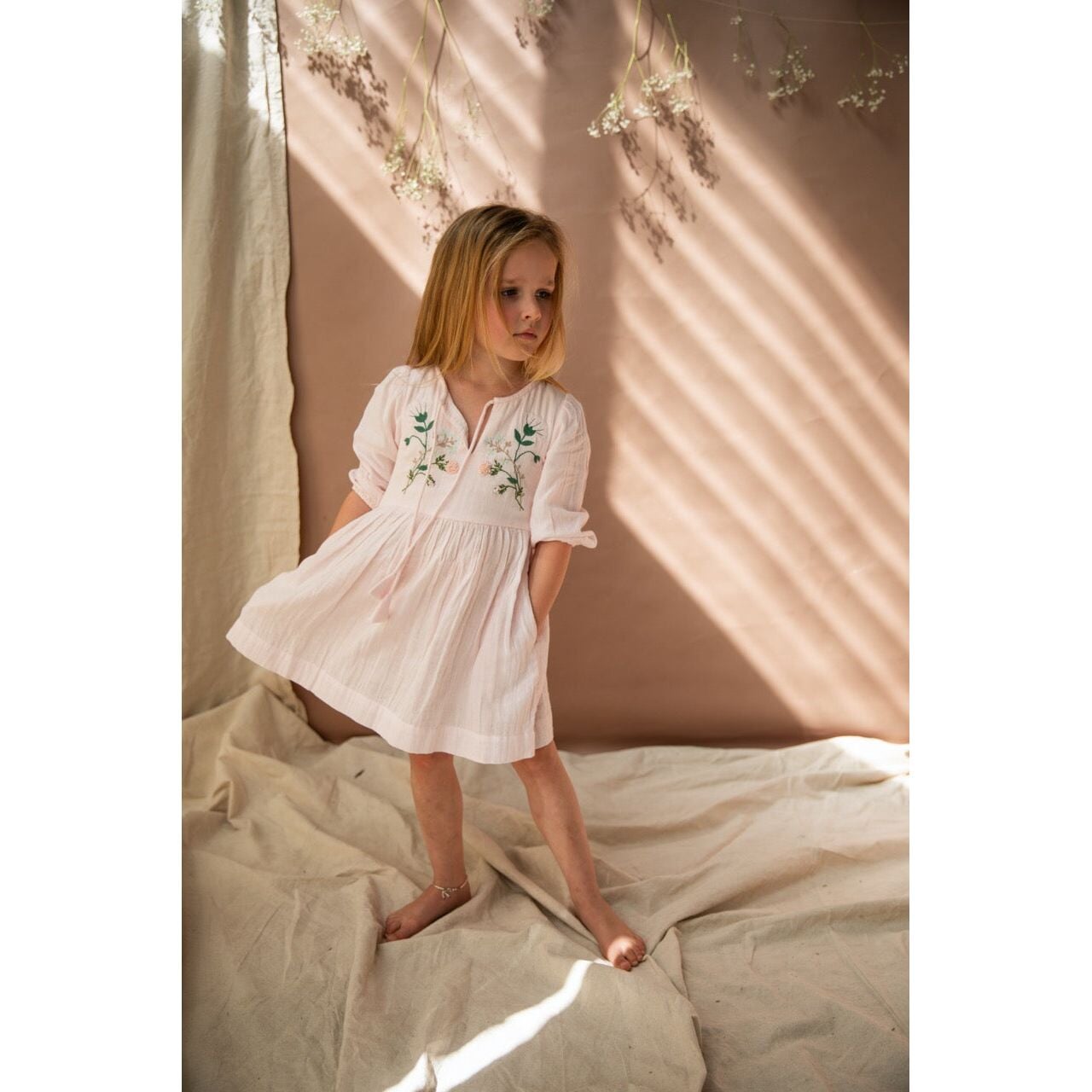 Nadia Dress-Pink Pond