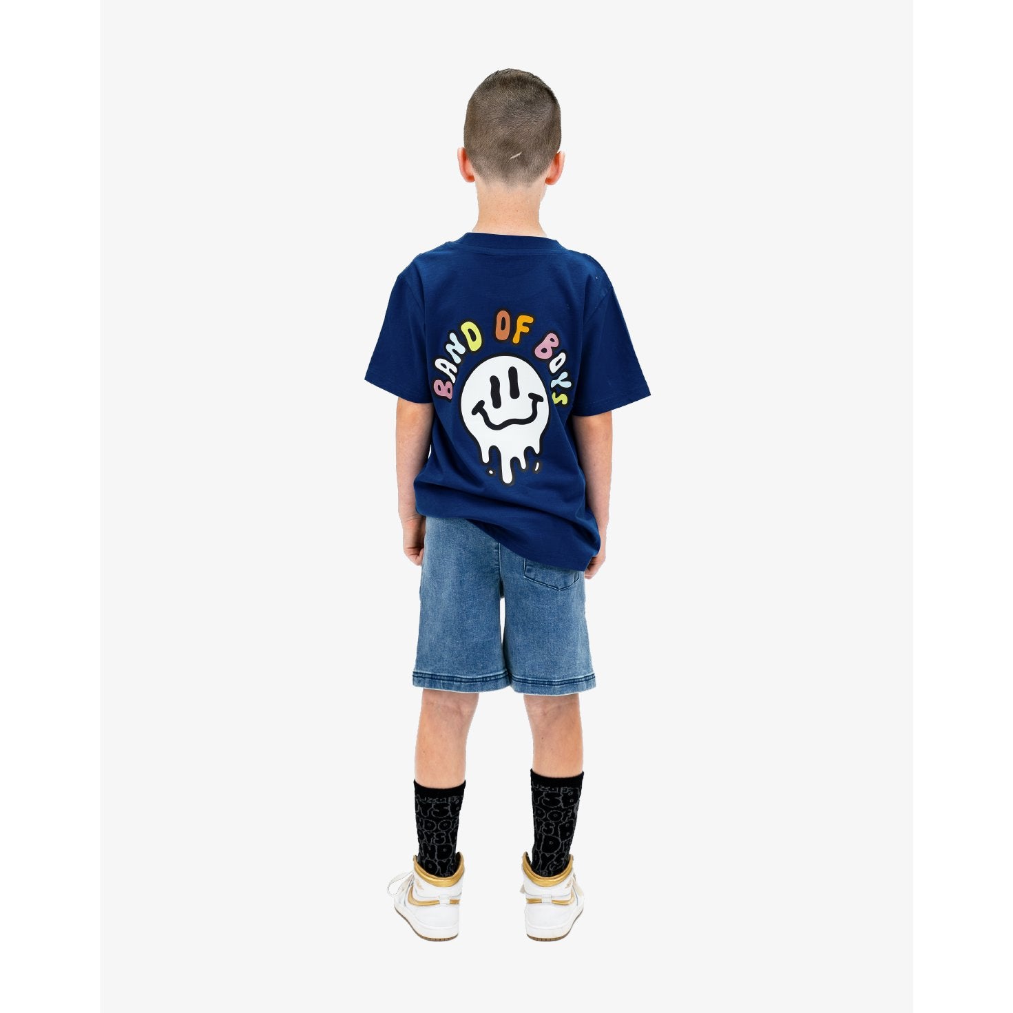 Navy BOB Smiles Tee