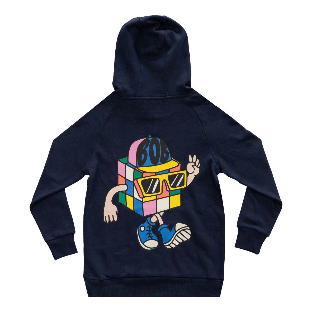 Navy Cube Boy Hood