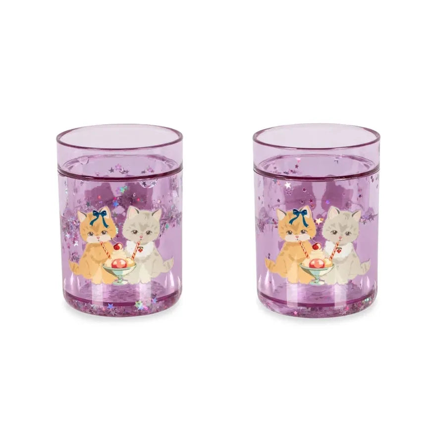 2 Pack Glitter Cups - Kitty Gelateria