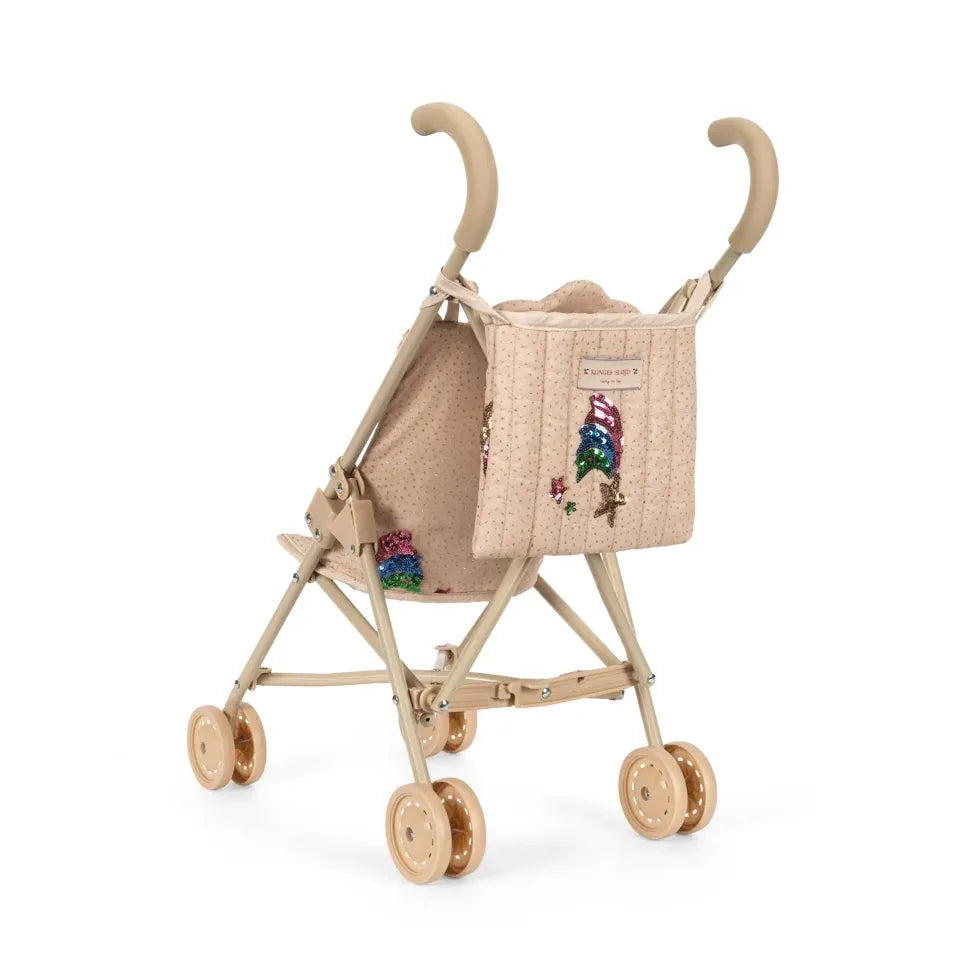 Tulle Doll Stroller - Rainbow Star