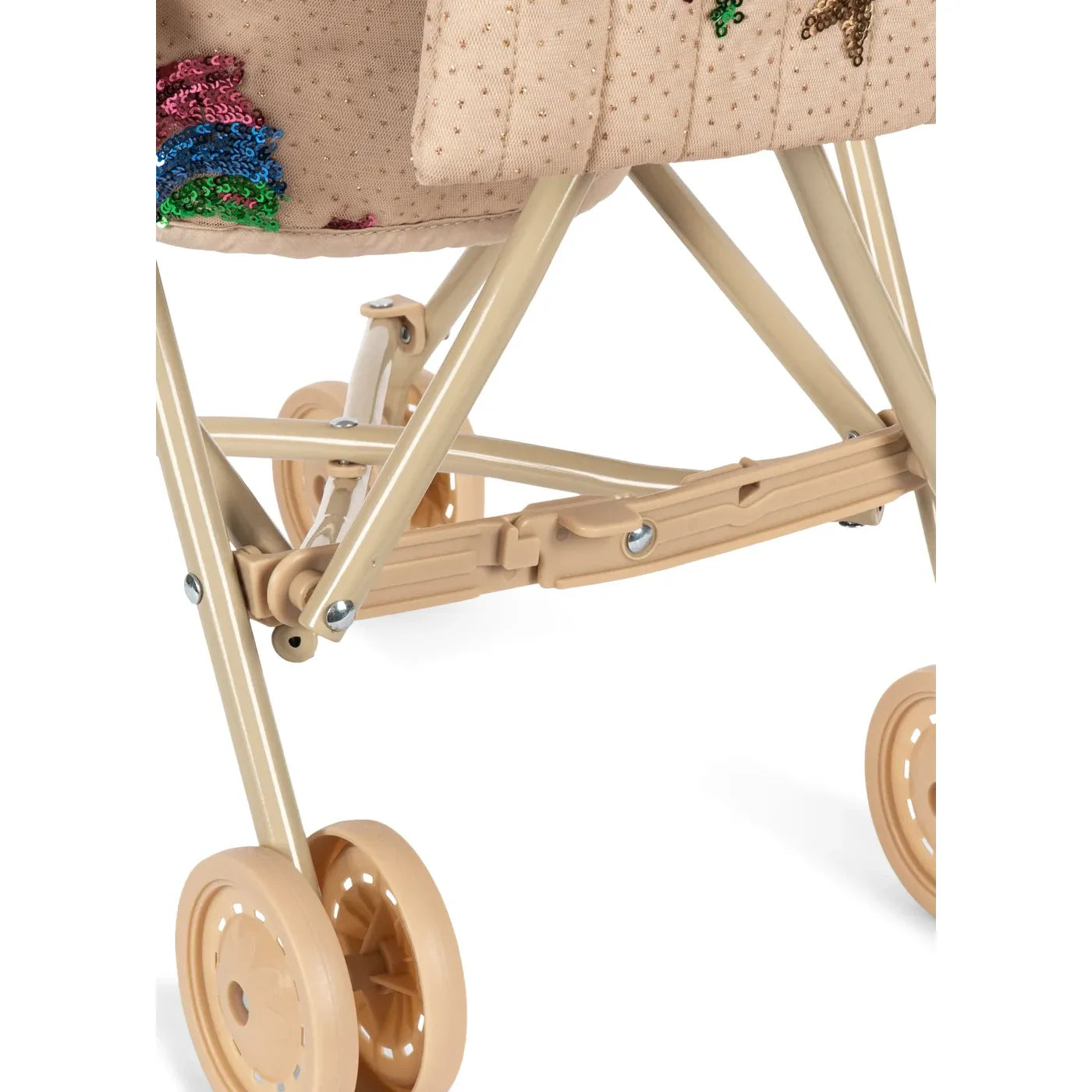 Tulle Doll Stroller - Rainbow Star