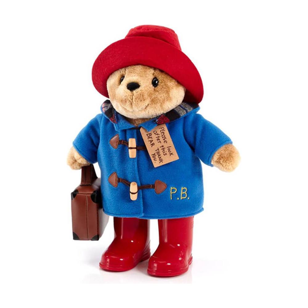 Large Classic Paddington Bear With Boots & Suitcase
