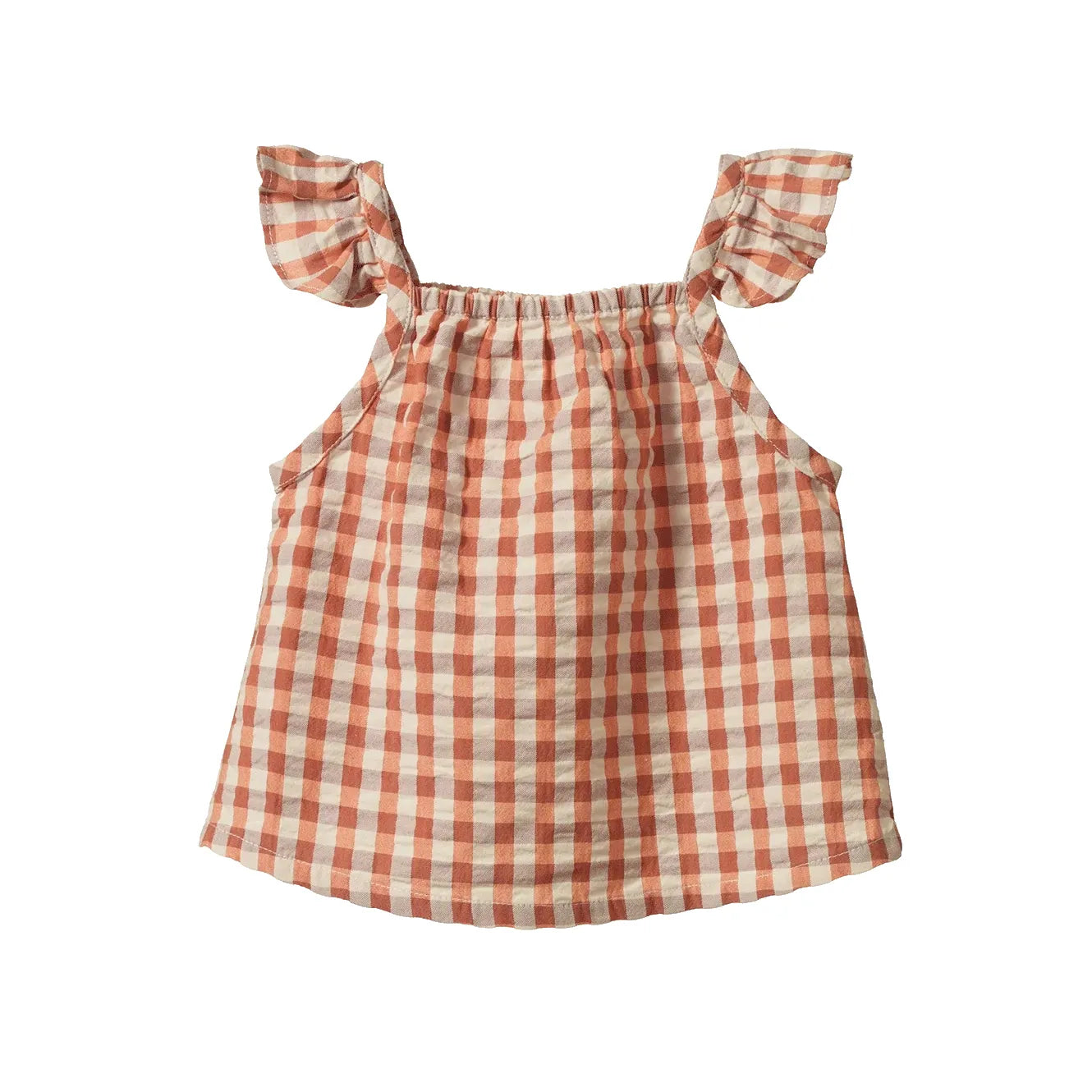 Petal Top - Dandelion Gingham