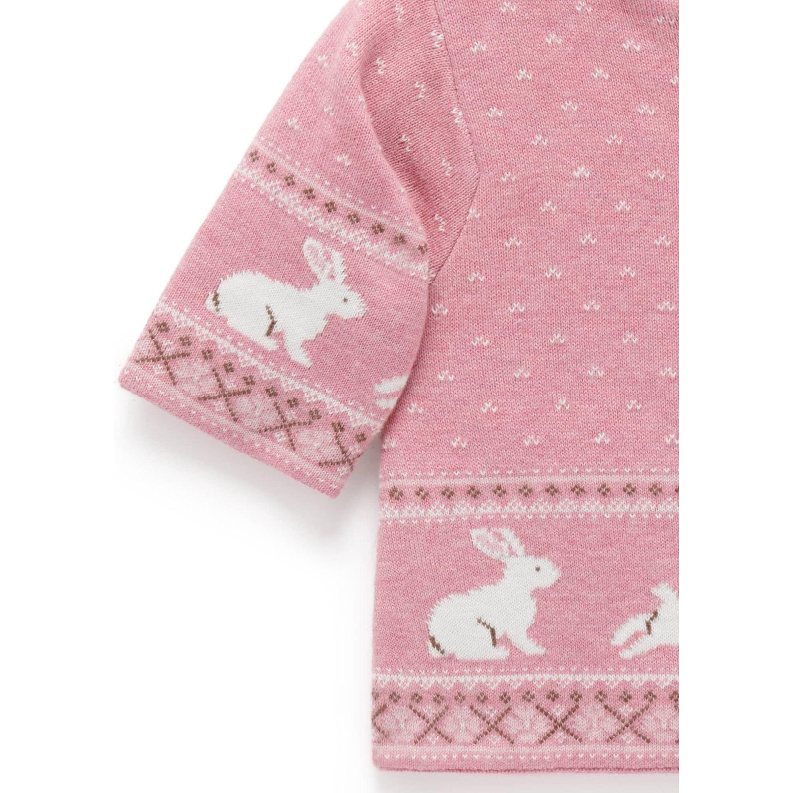 Bunny Knitted Padded Jacket