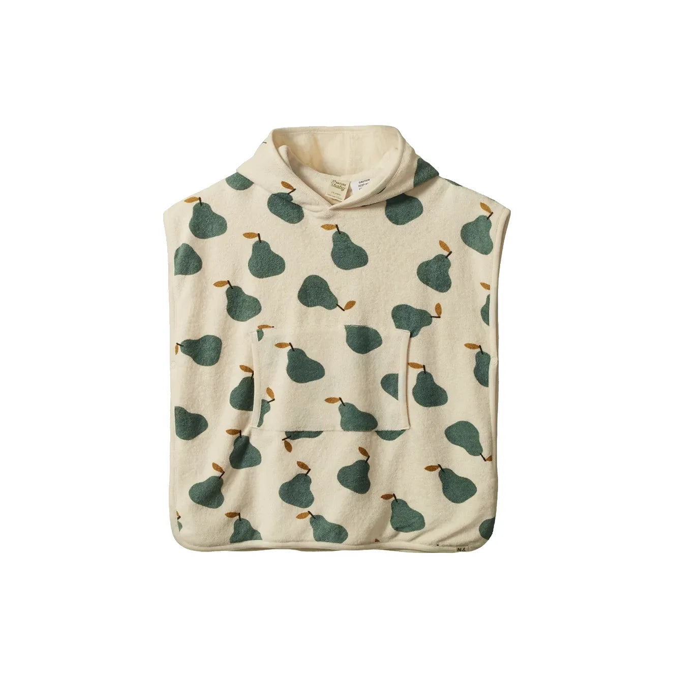 Poncho Towel - Pear Print