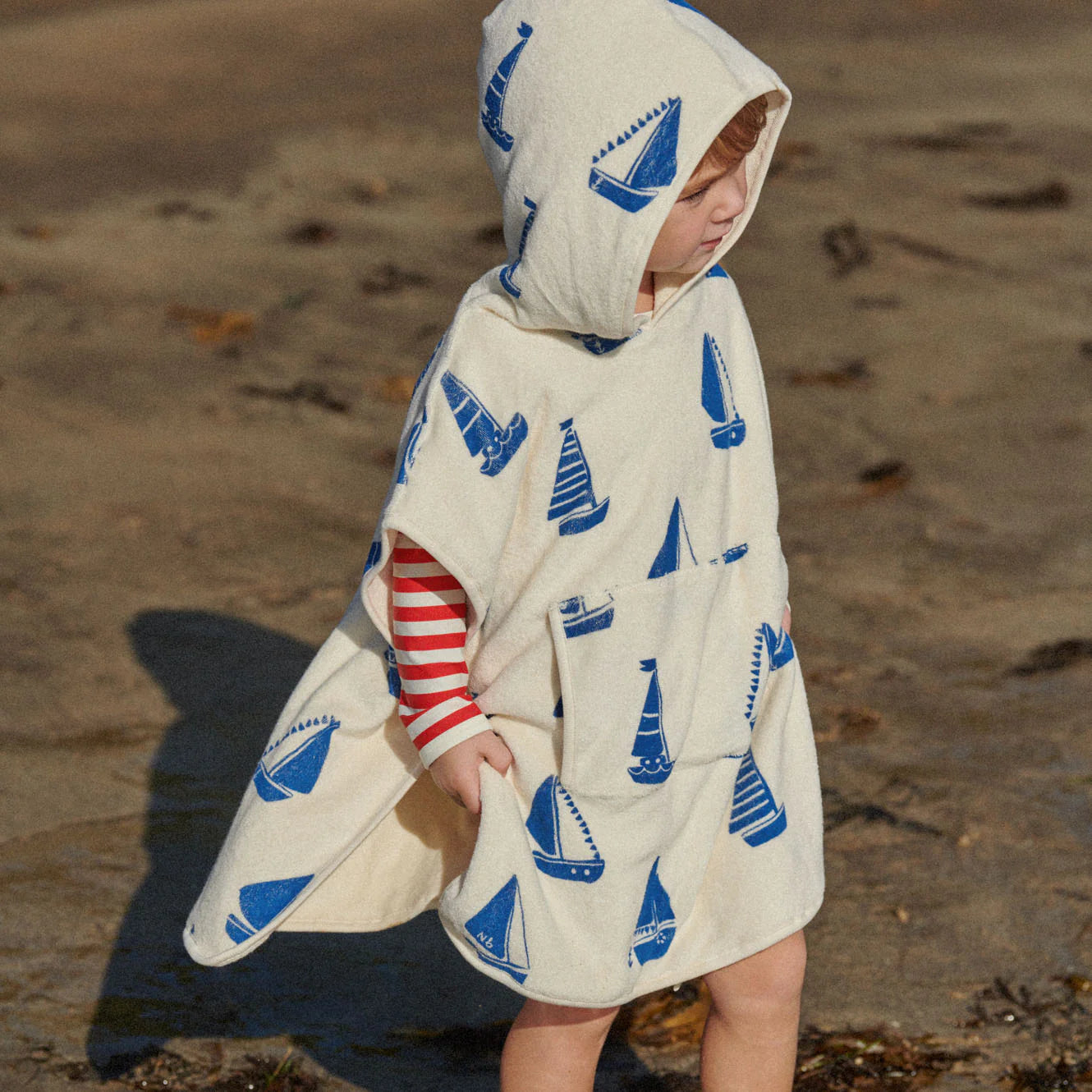 Poncho Towel - Regatta Print