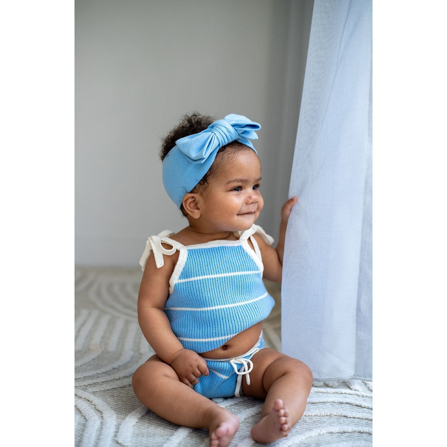 Tie Singlet - River Stripe