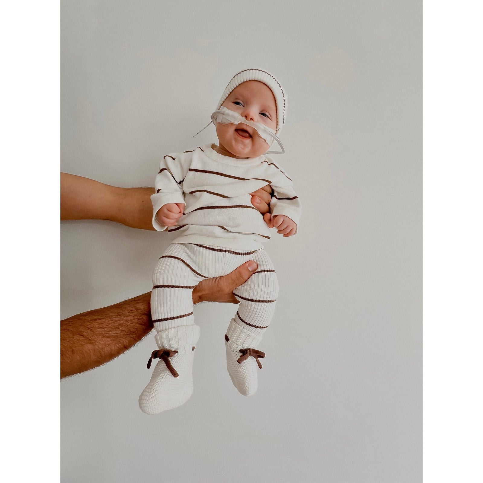 Booties - Milk/Cocoa