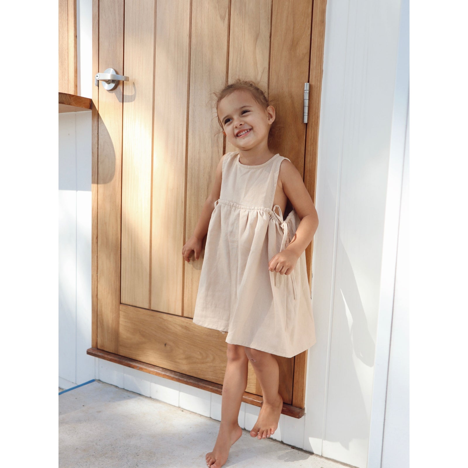 Sofia Dress- Oatmeal