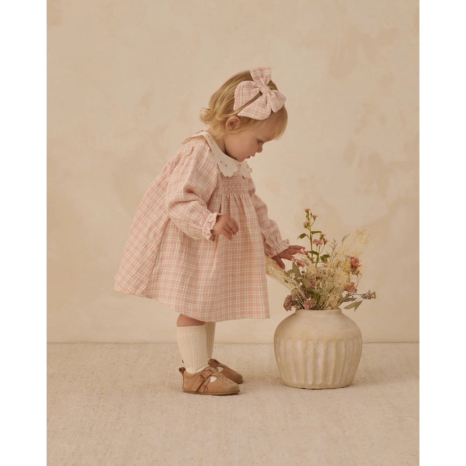Callie Dress Pink Plaid
