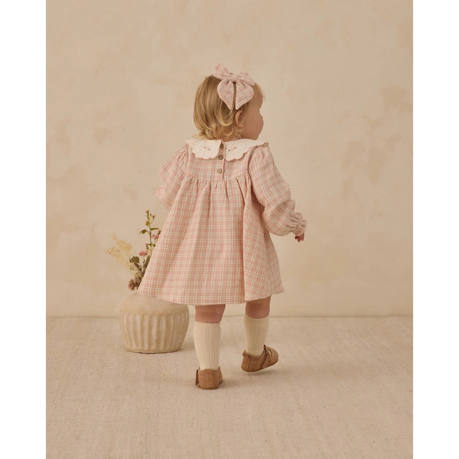 Callie Dress Pink Plaid