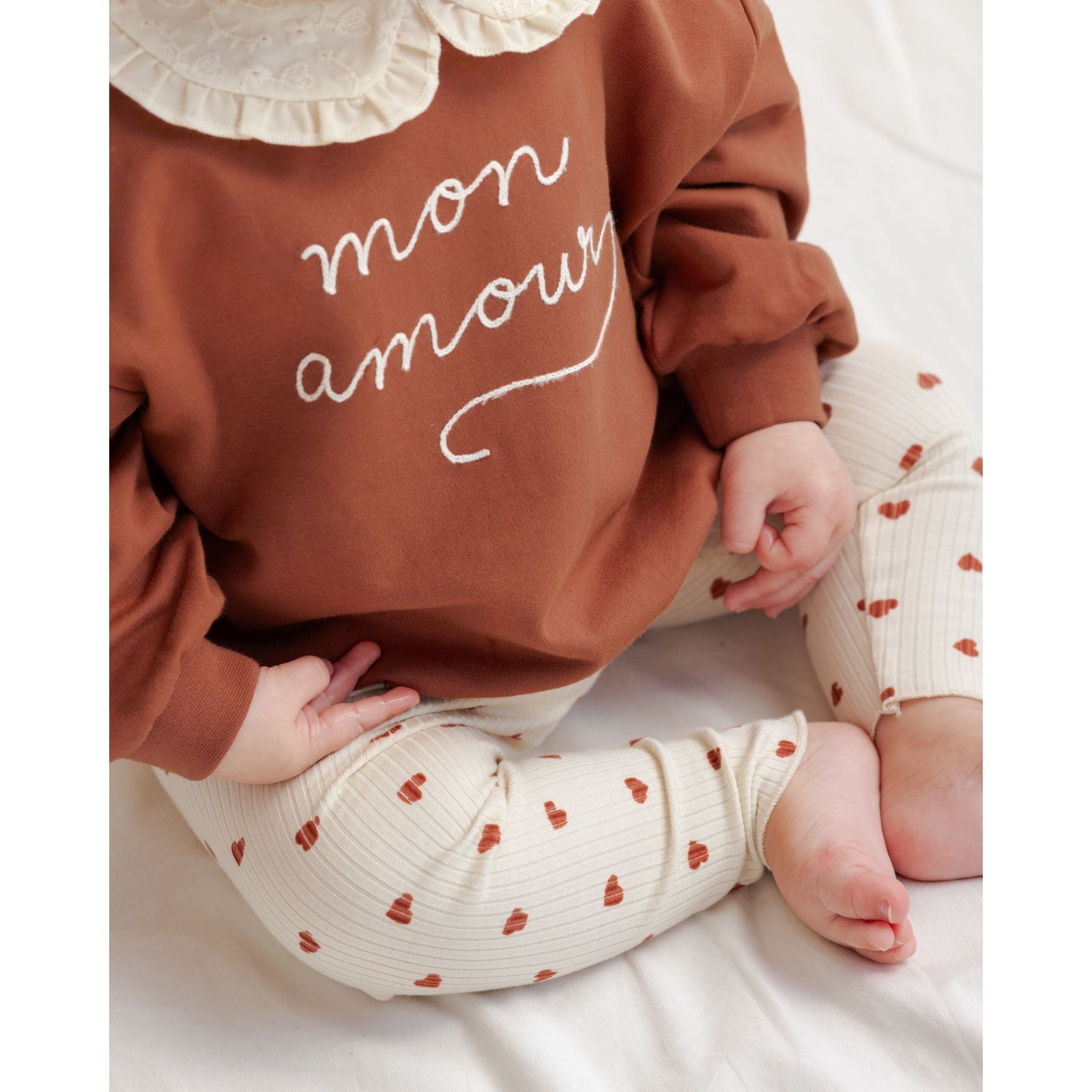 Collared Sweatshirt Mon Amour