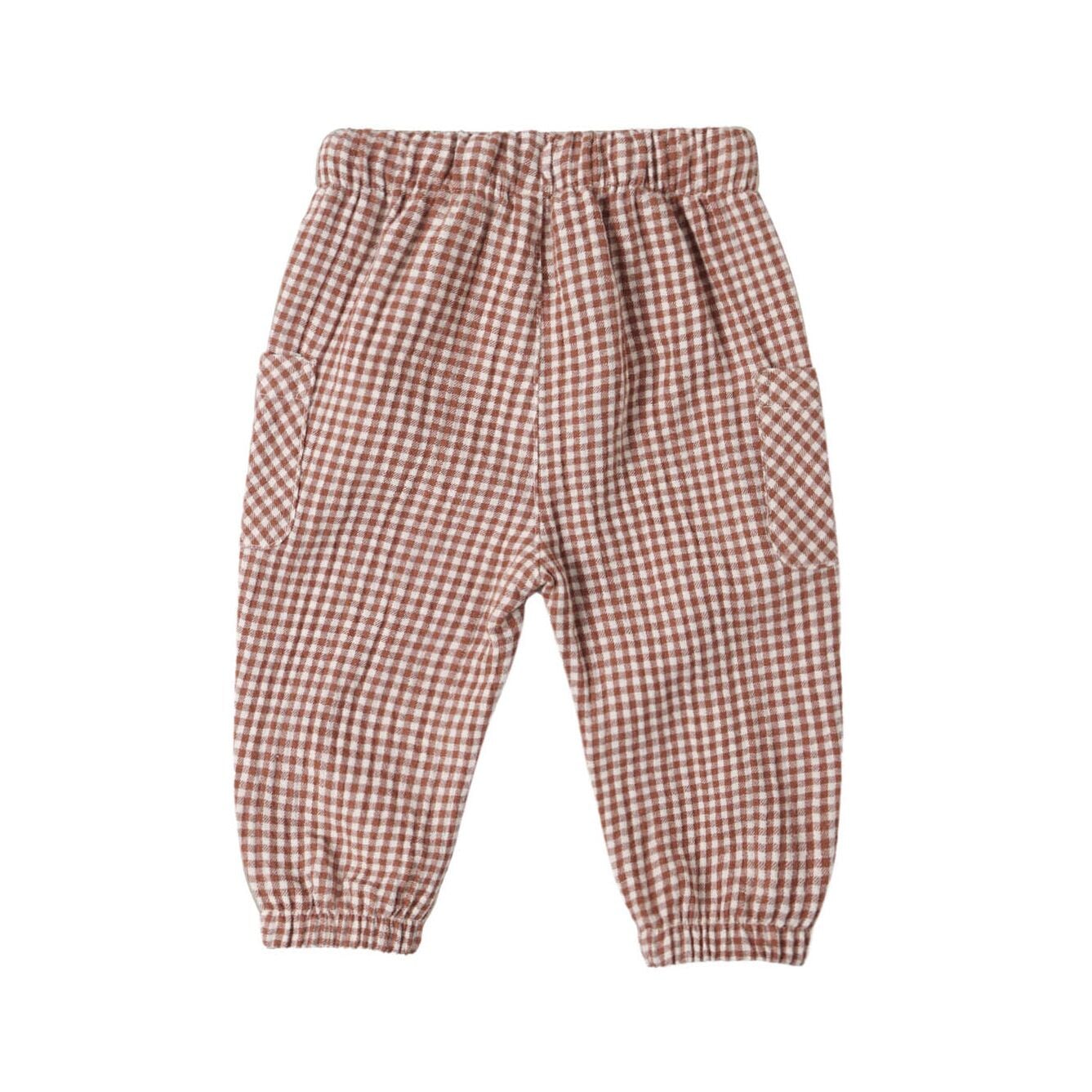Luca Pant Red Gingham