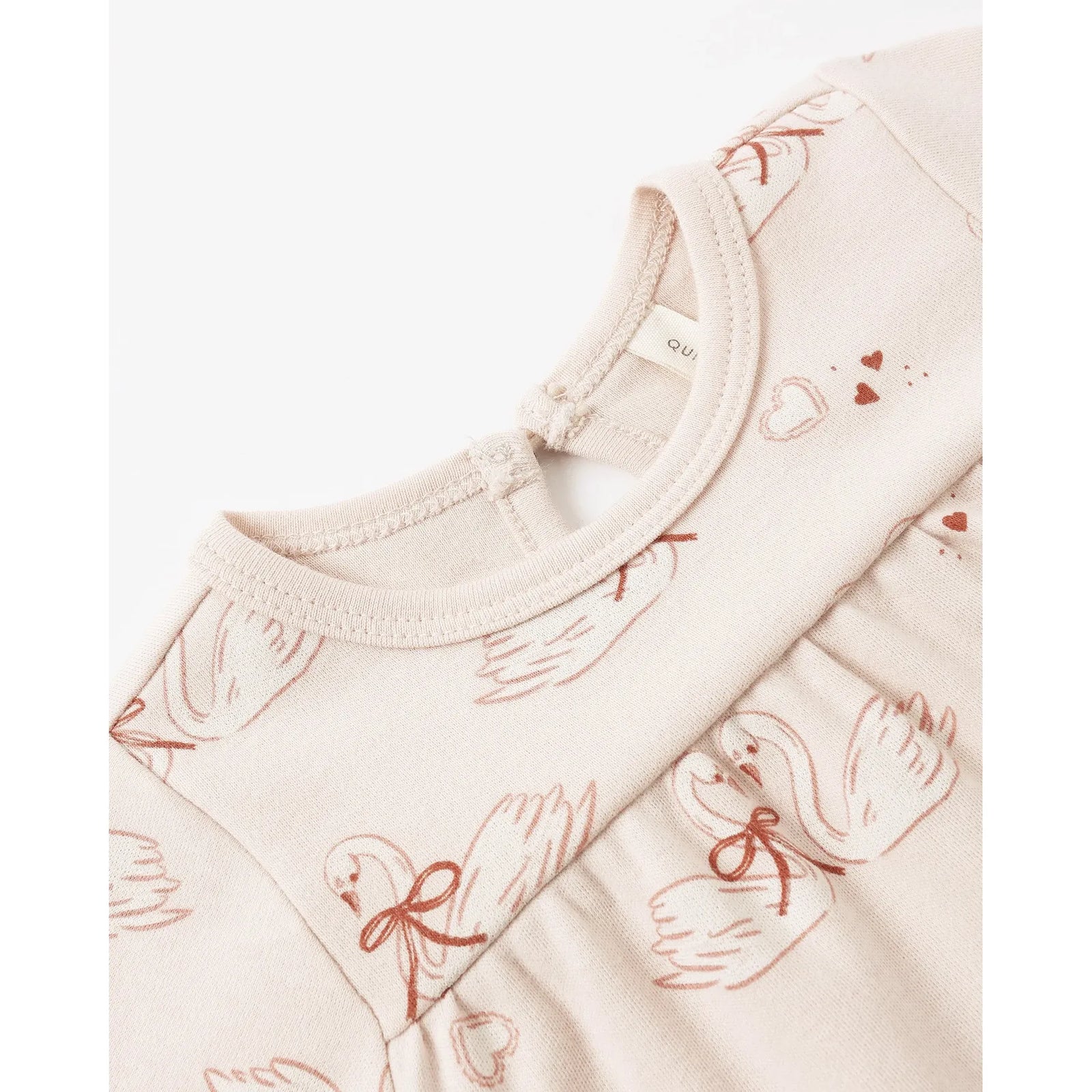Tiered Jersey Dress Swans