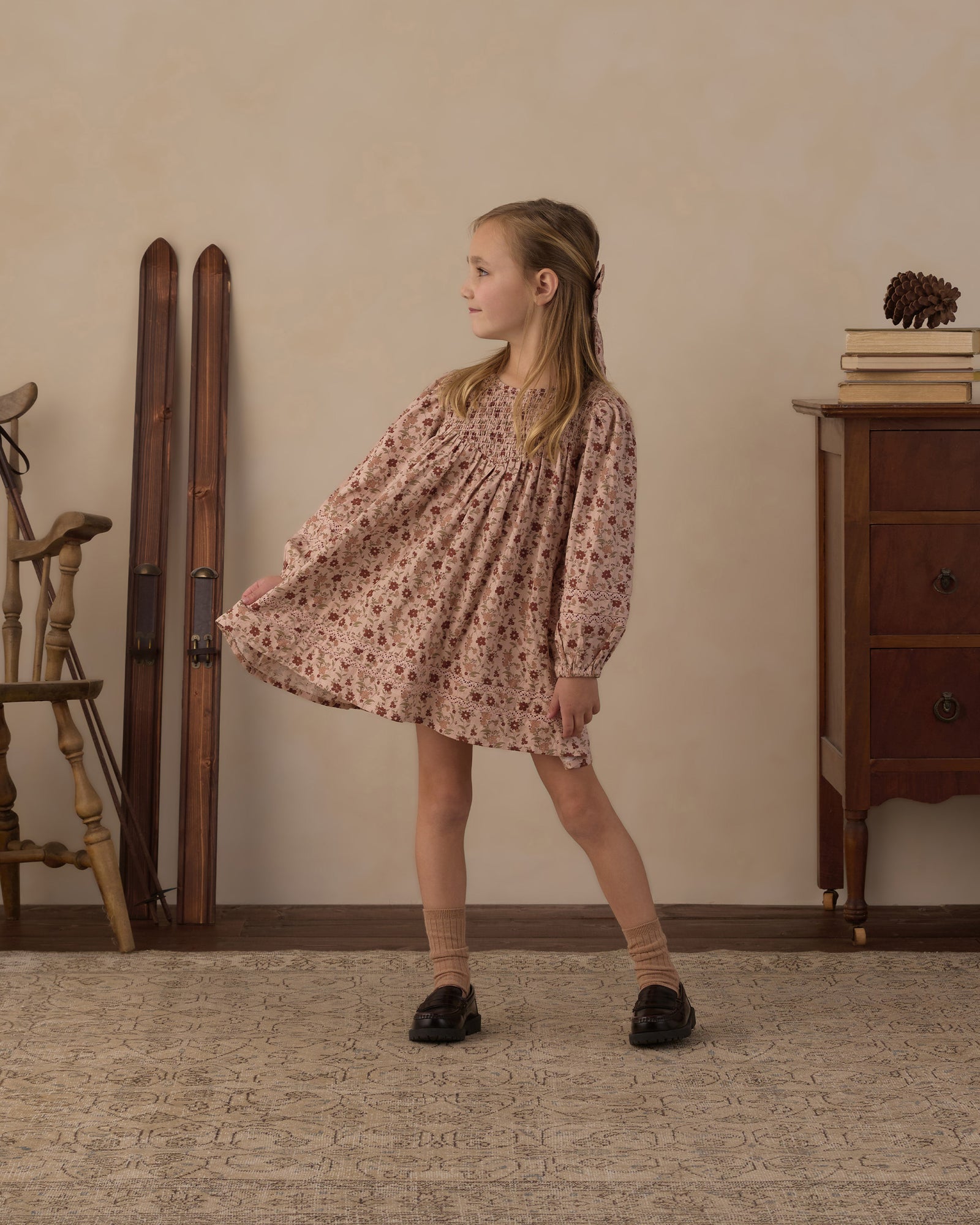 Selene Dress Pink Floral
