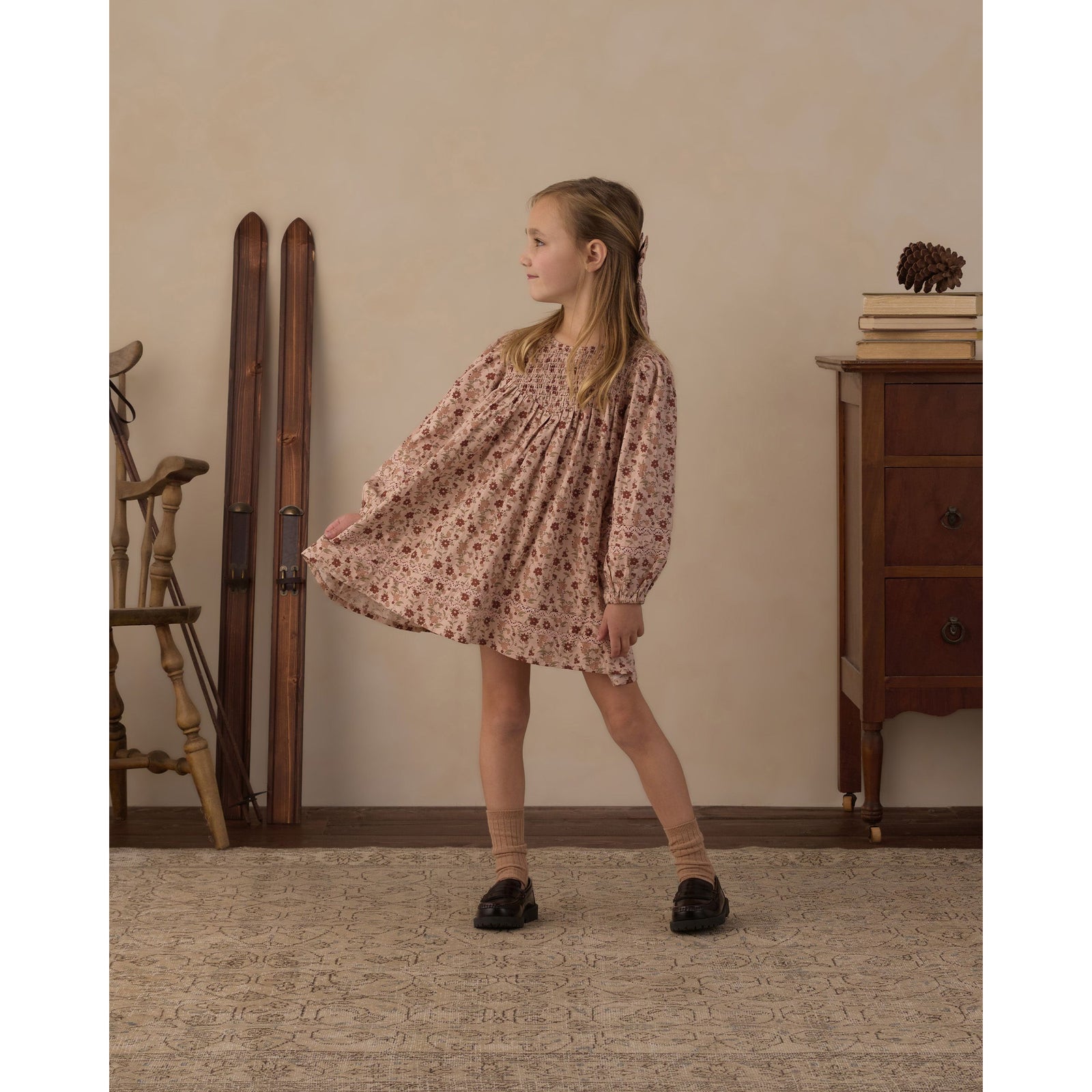 Selene Dress Pink Floral
