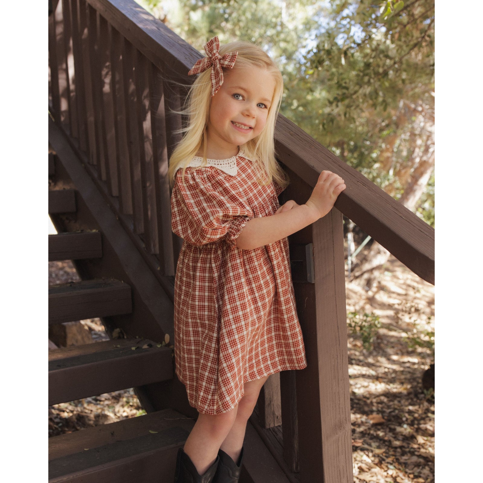 Heidi Dress Vintage Plaid